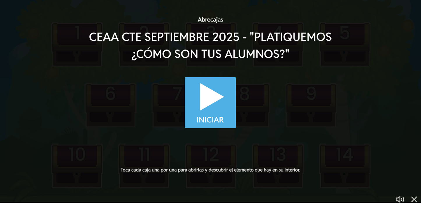Juegos Interactivos CTE Sesión 1 Maestros Septiembre 2025