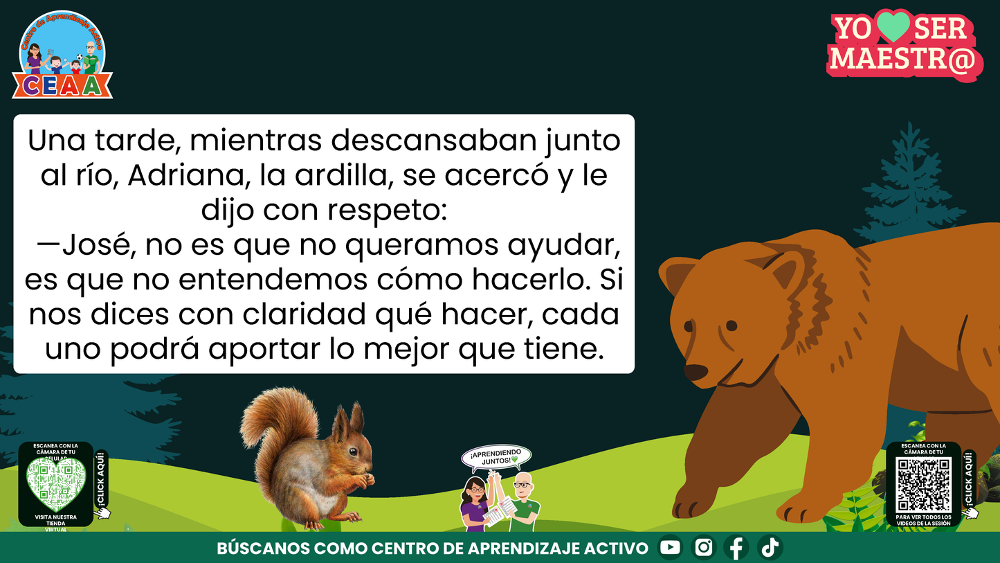 Historias para Maestros - JOSÉ, EL OSO QUE APRENDIÓ A DAR INDICACIONES (Editable en PowerPoint)