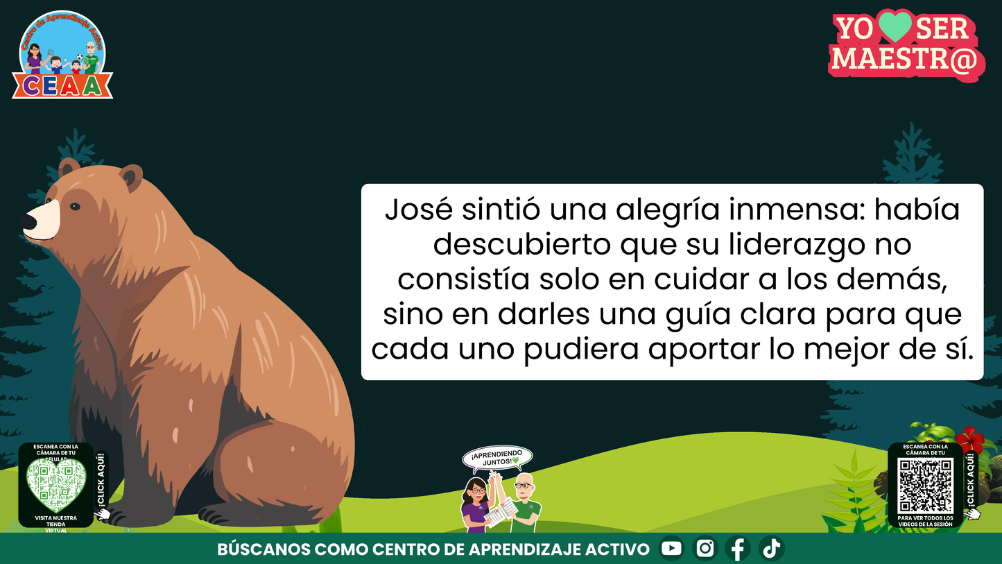 Historias para Maestros - JOSÉ, EL OSO QUE APRENDIÓ A DAR INDICACIONES (Editable en PowerPoint)