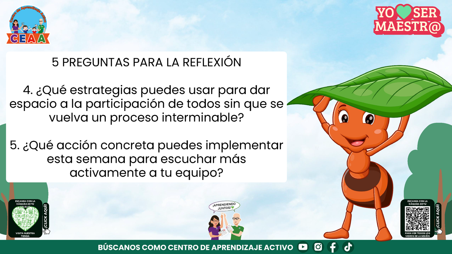 Historias para Maestros - ESMERALDA, LA HORMIGA QUE APRENDIÓ A ESCUCHAR (Editable en PowerPoint)