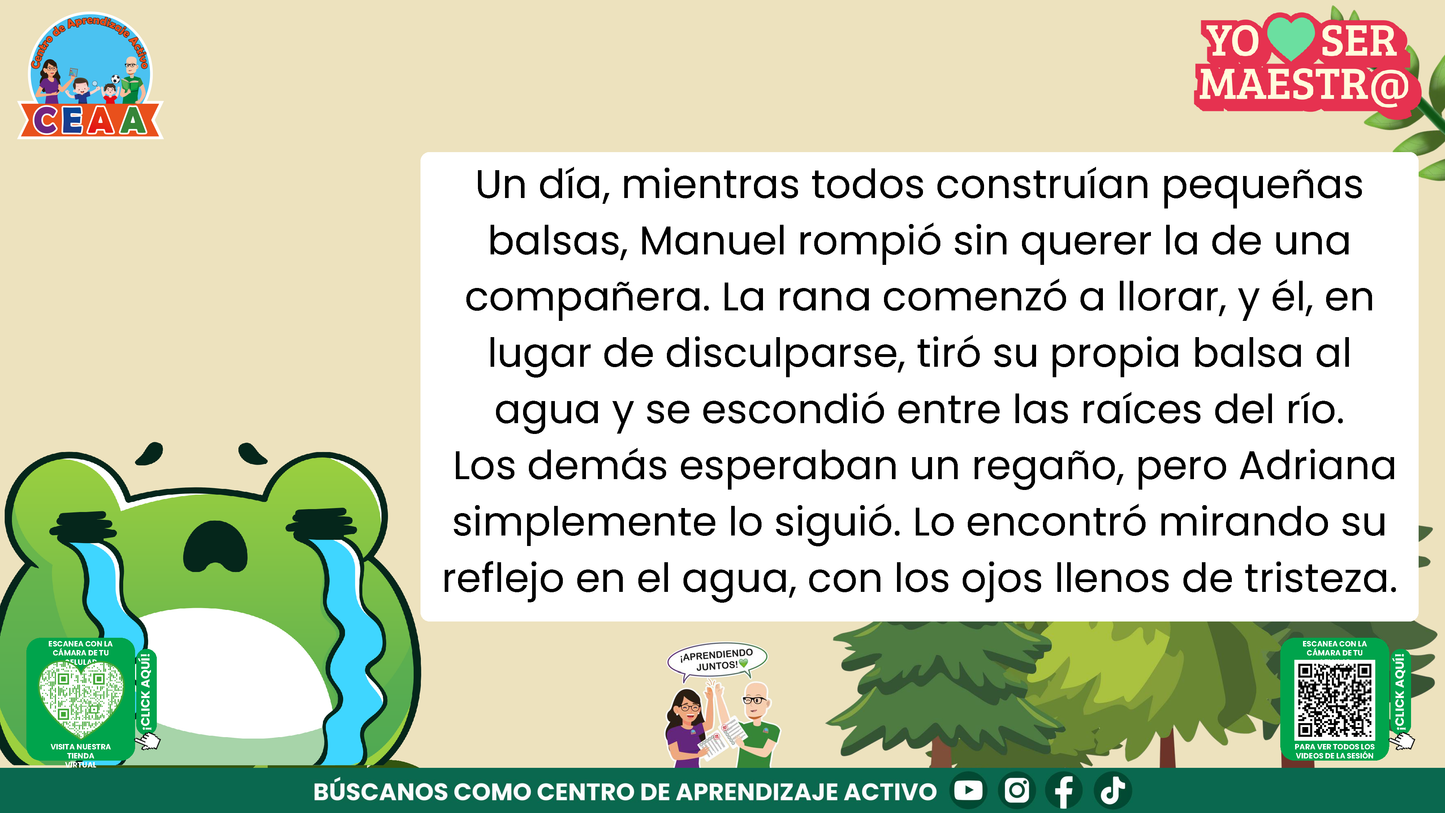 Historias para Maestros - MANUEL, EL PEQUEÑO CASTOR PROBLEMA (Editable en PowerPoint)