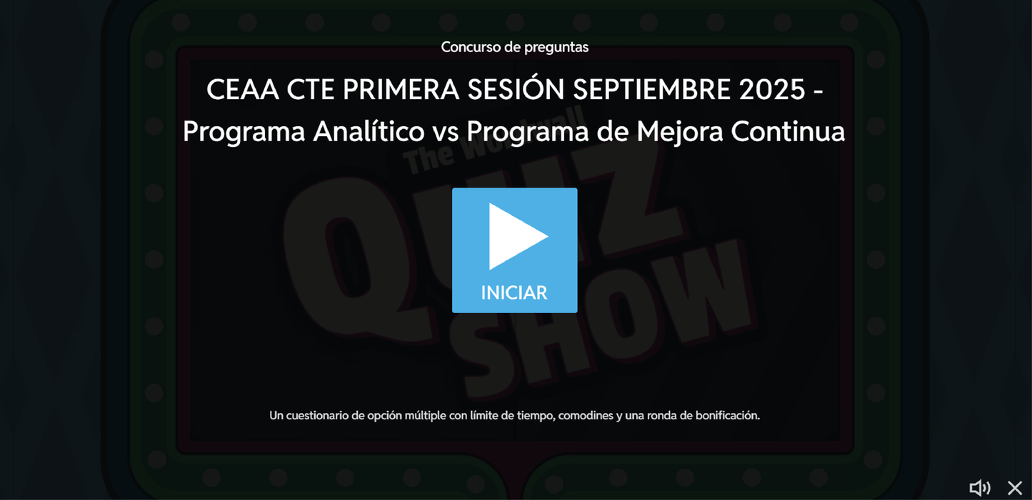 Juegos Interactivos CTE Sesión 1 Maestros Septiembre 2025