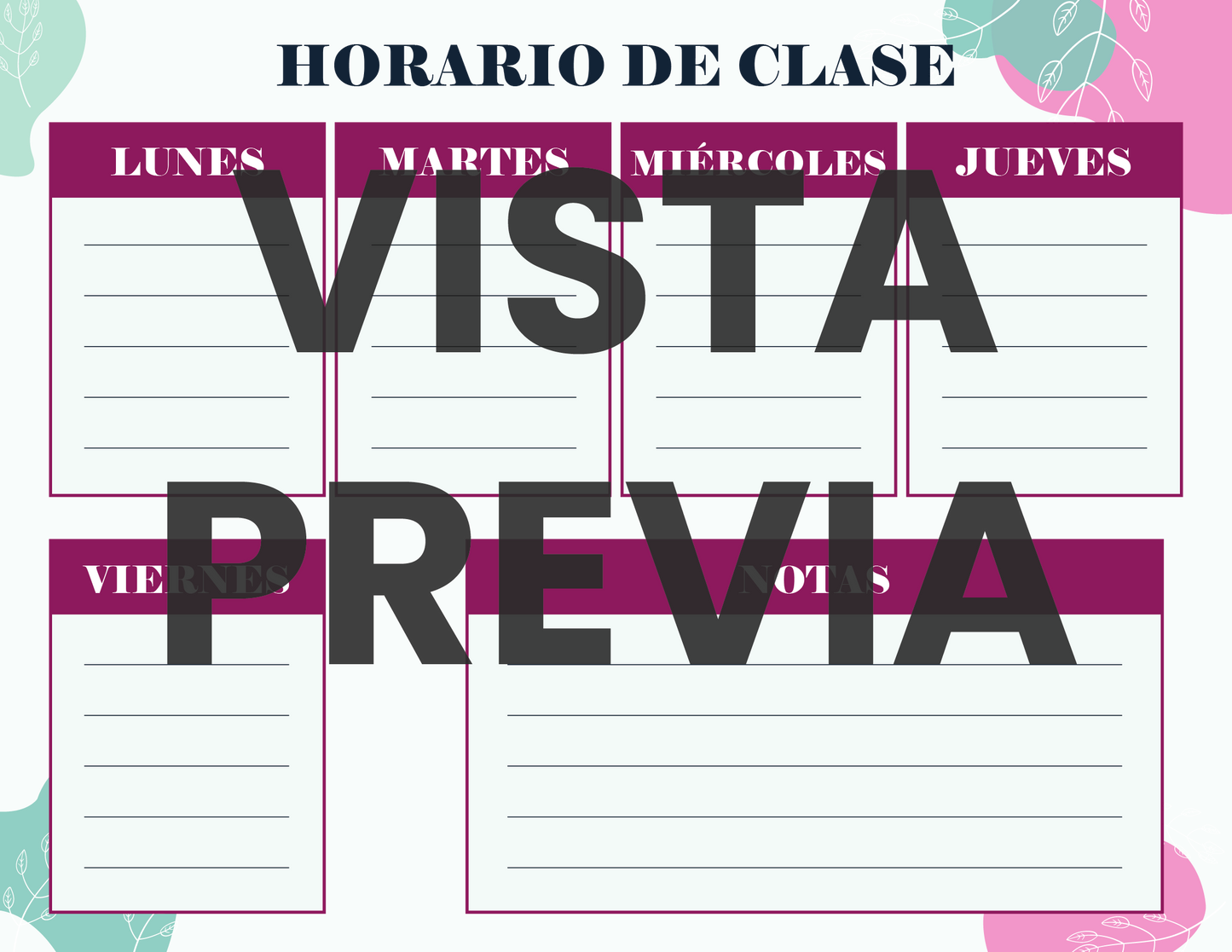 Agenda Flores MAESTRO Secundaria Ciclo Escolar 2024 - 2025