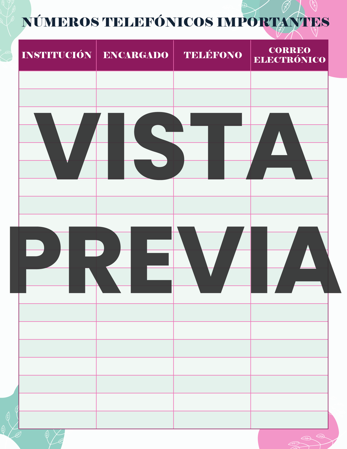 Agenda Flores MAESTRO Secundaria Ciclo Escolar 2024 - 2025