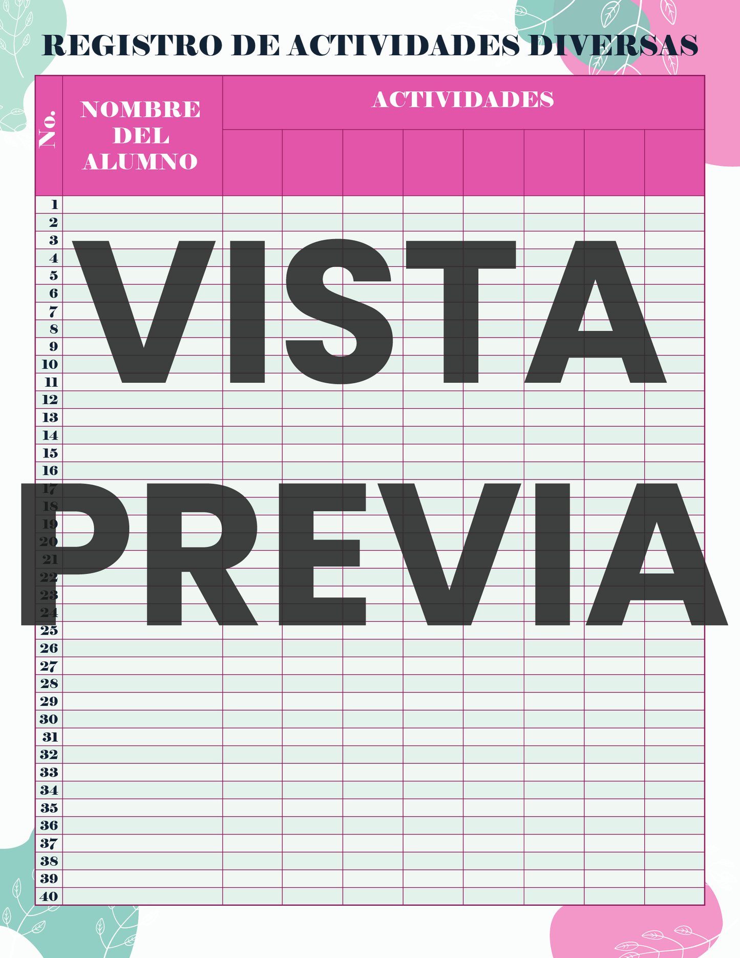Agenda Flores MAESTRO Secundaria Ciclo Escolar 2024 - 2025