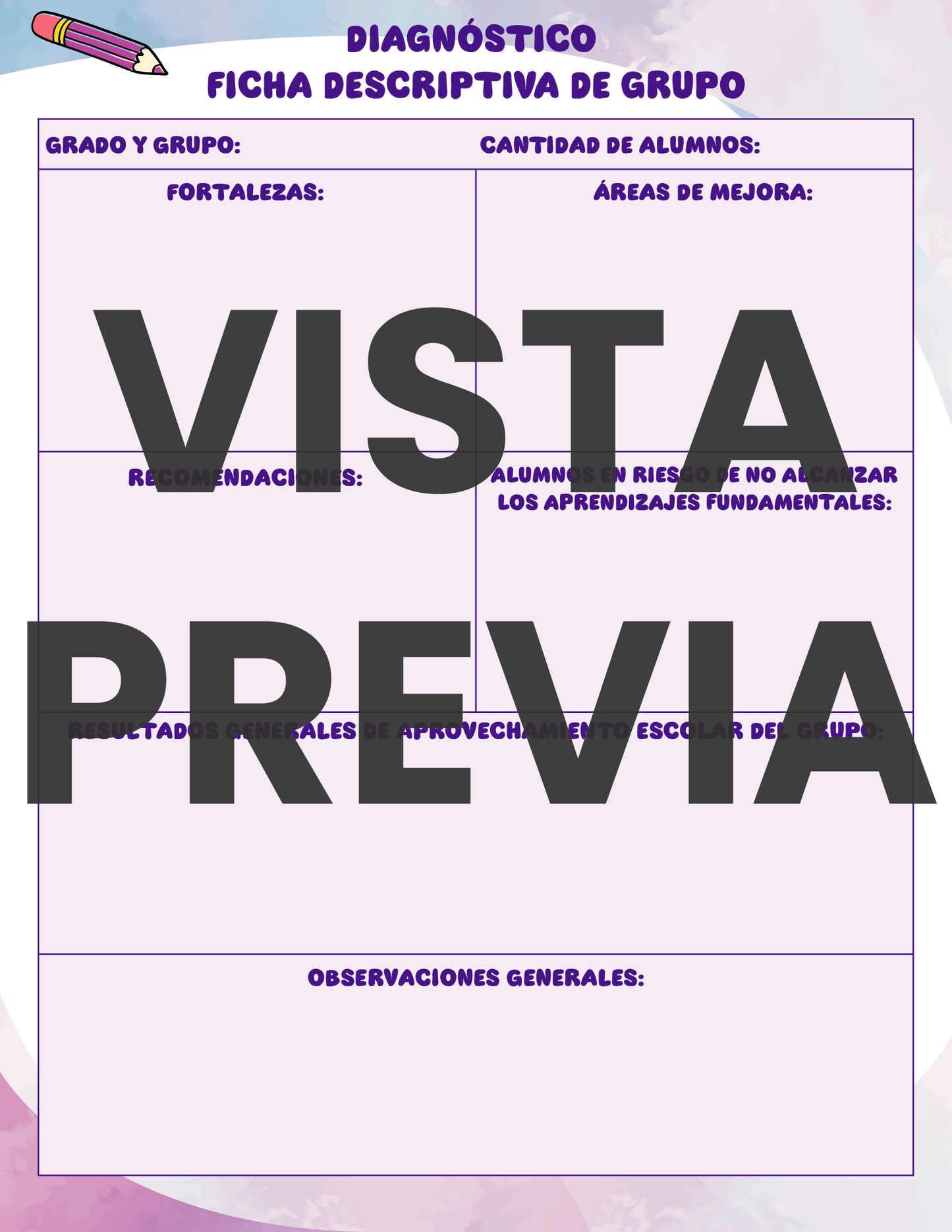 Agenda Colorida DIRECTOR Preescolar Ciclo Escolar 2024 - 2025