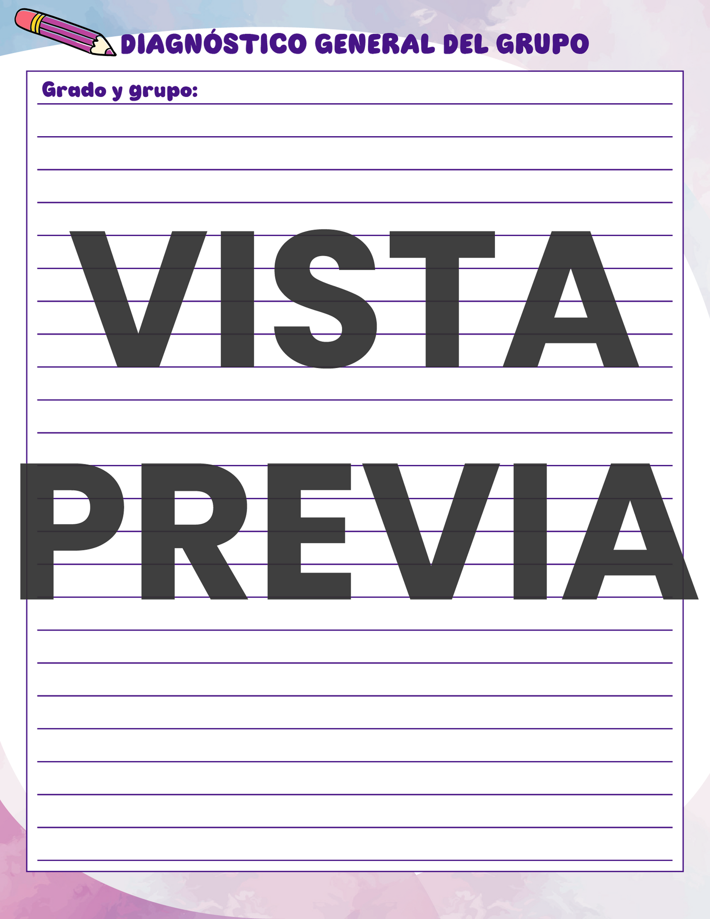 Agenda Colorida DIRECTOR Preescolar Ciclo Escolar 2024 - 2025