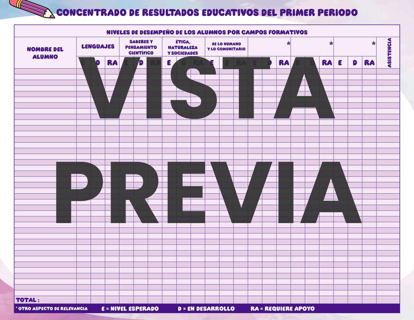 Agenda Colorida DIRECTOR Preescolar Ciclo Escolar 2024 - 2025