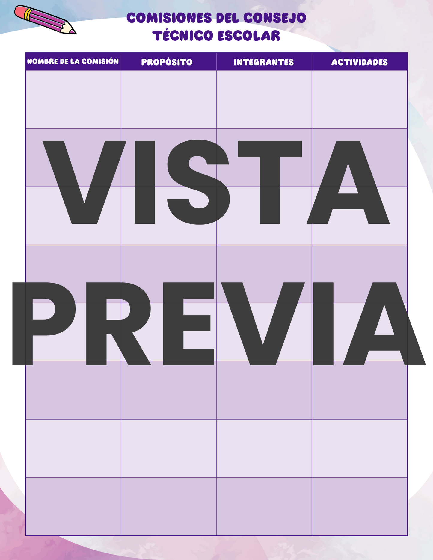 Agenda Colorida DIRECTOR Preescolar Ciclo Escolar 2024 - 2025