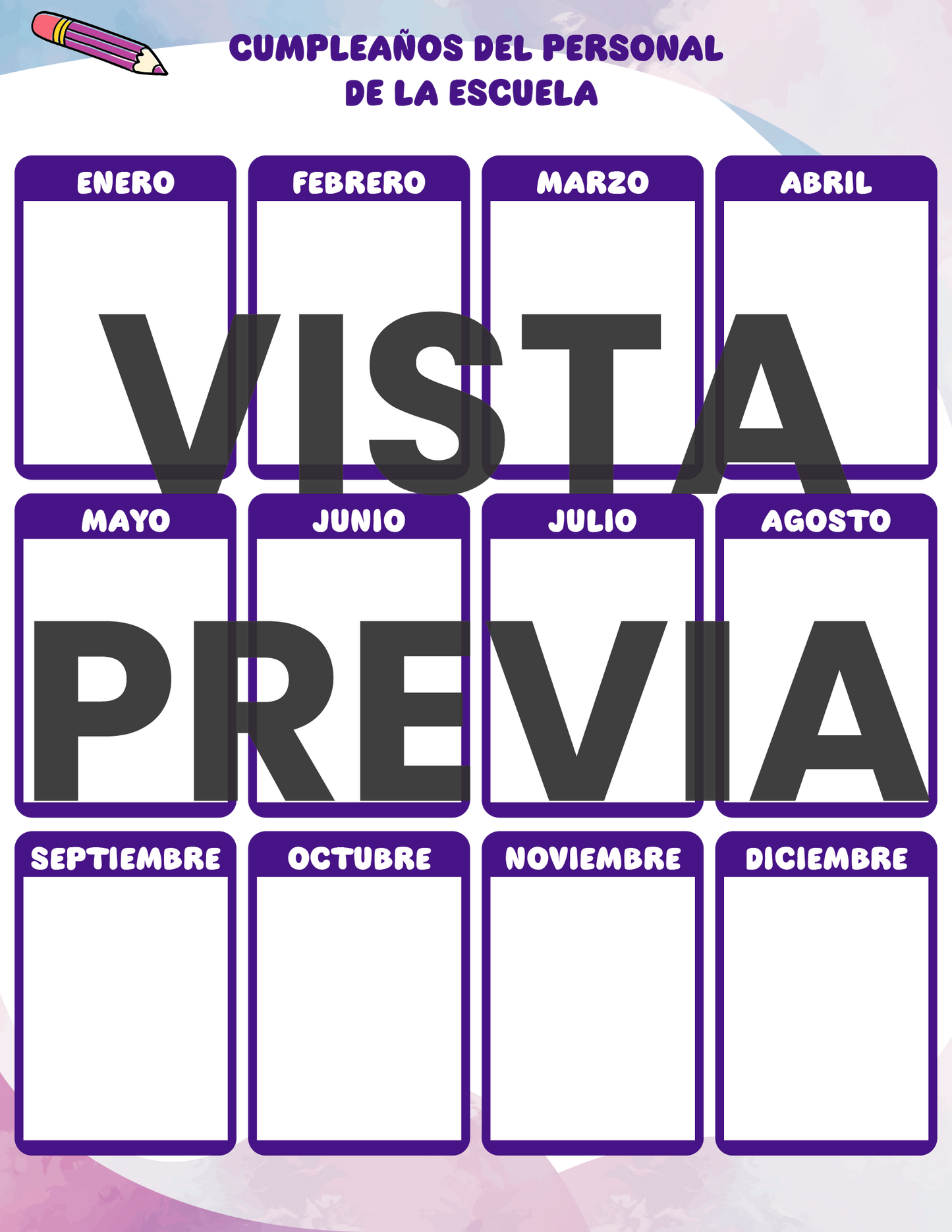 Agenda Colorida DIRECTOR Primaria Ciclo Escolar 2024 - 2025