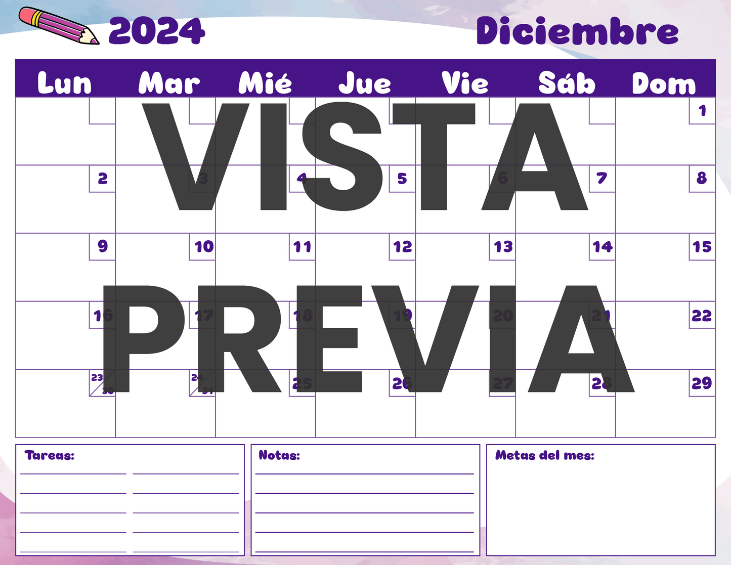 Agenda Colorida DIRECTOR Primaria Ciclo Escolar 2024 - 2025
