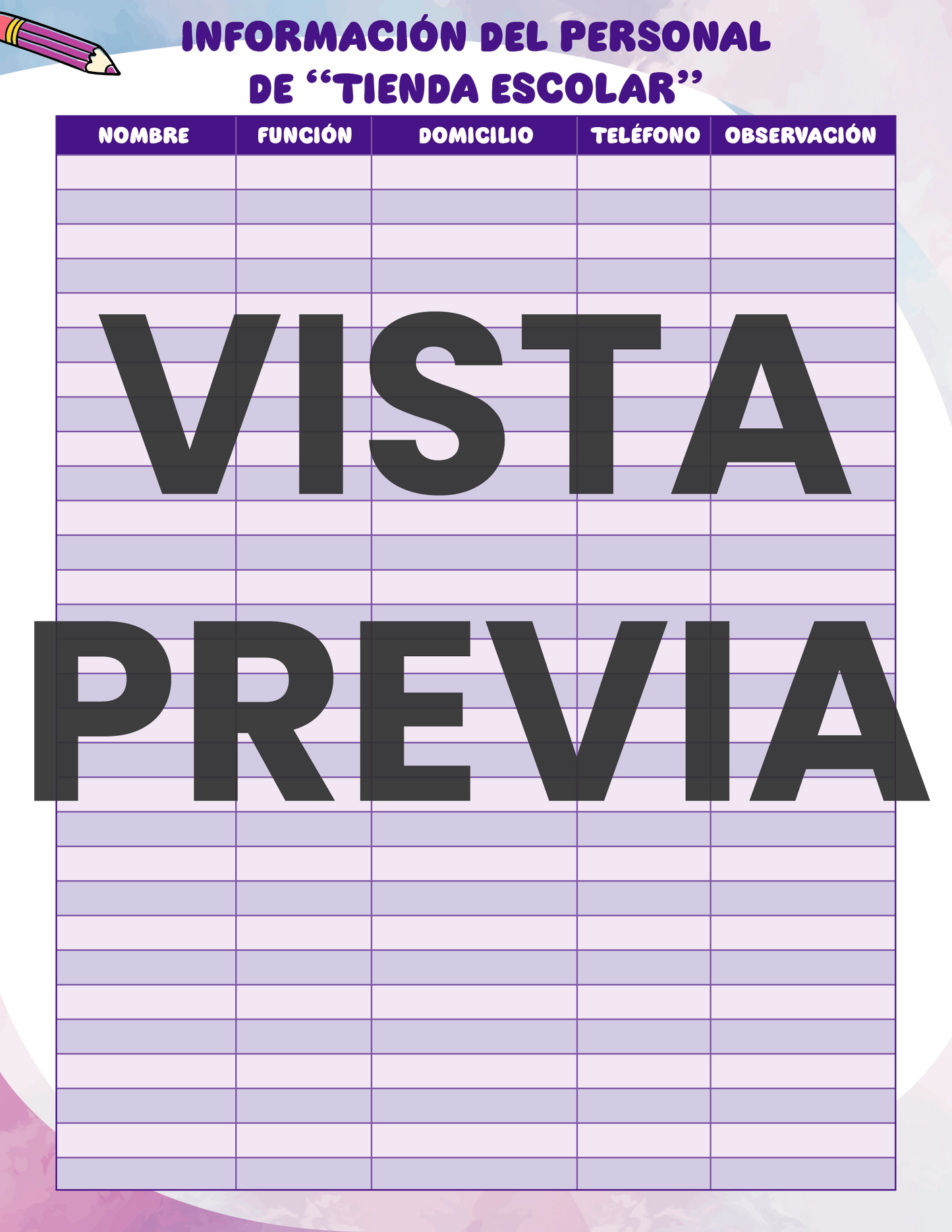 Agenda Colorida DIRECTOR Primaria Ciclo Escolar 2024 - 2025