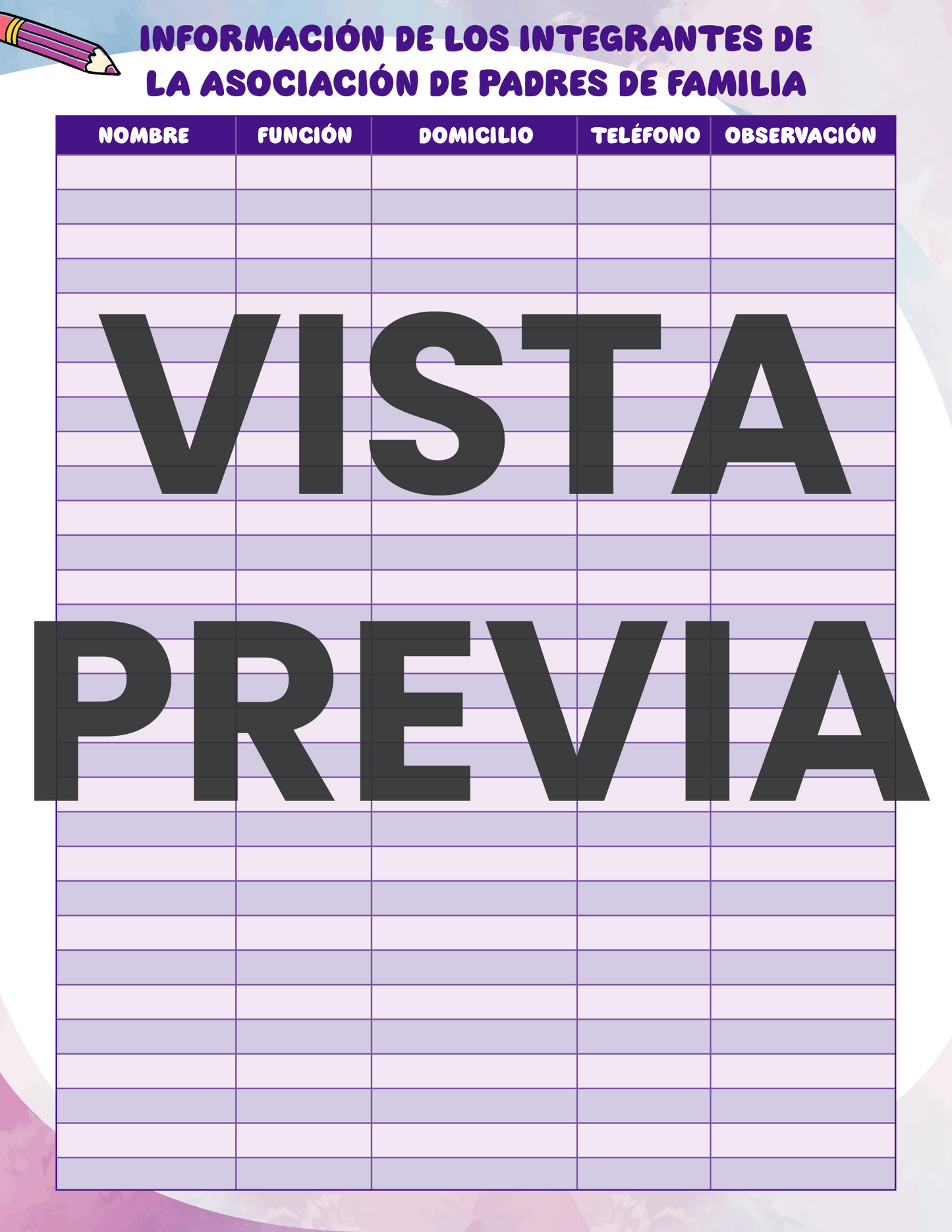 Agenda Colorida DIRECTOR Primaria Ciclo Escolar 2024 - 2025