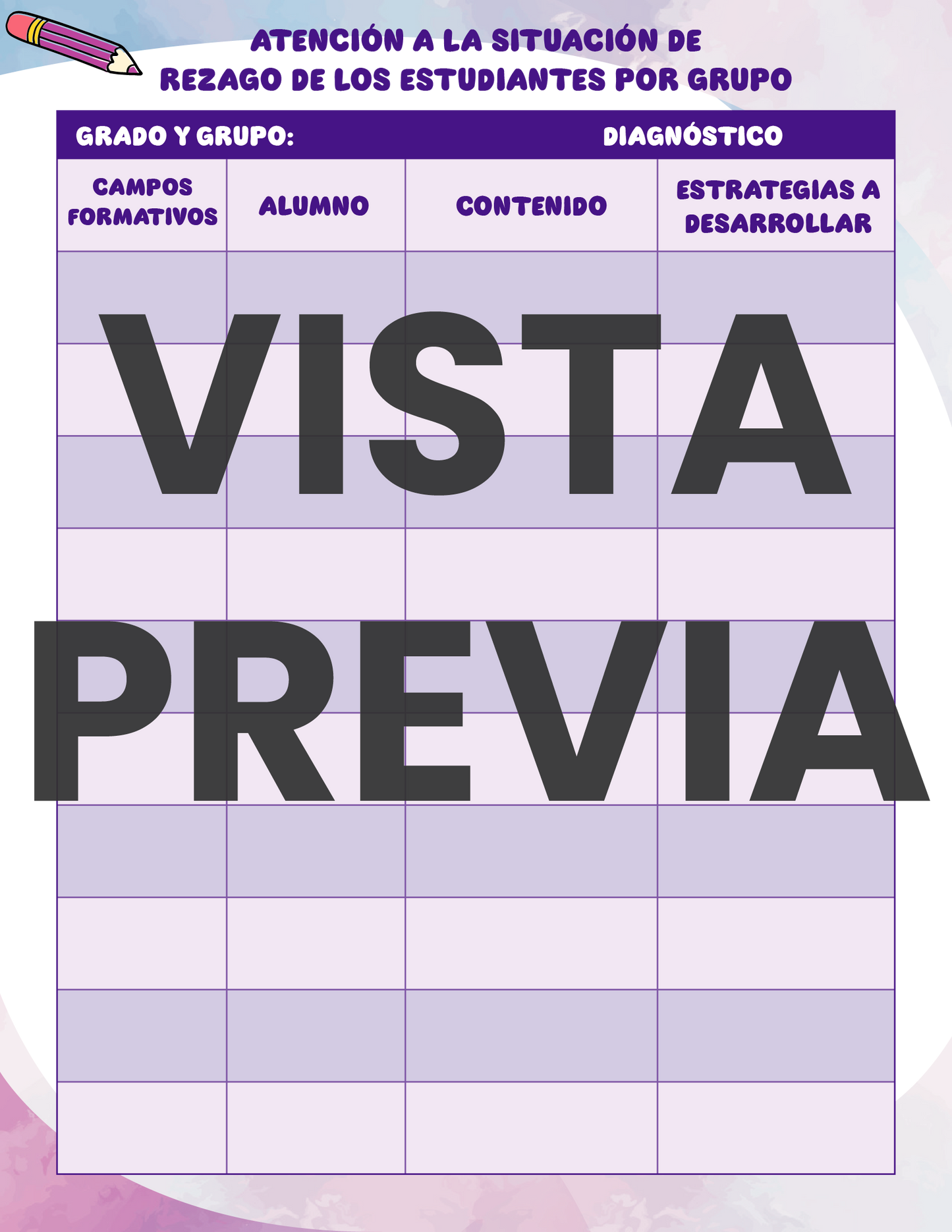 Agenda Colorida DIRECTOR Primaria Ciclo Escolar 2024 - 2025