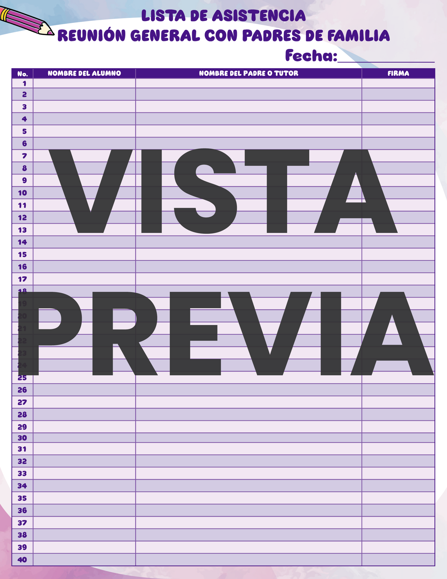 Agenda Colorida DIRECTOR Secundaria Ciclo Escolar 2024 - 2025