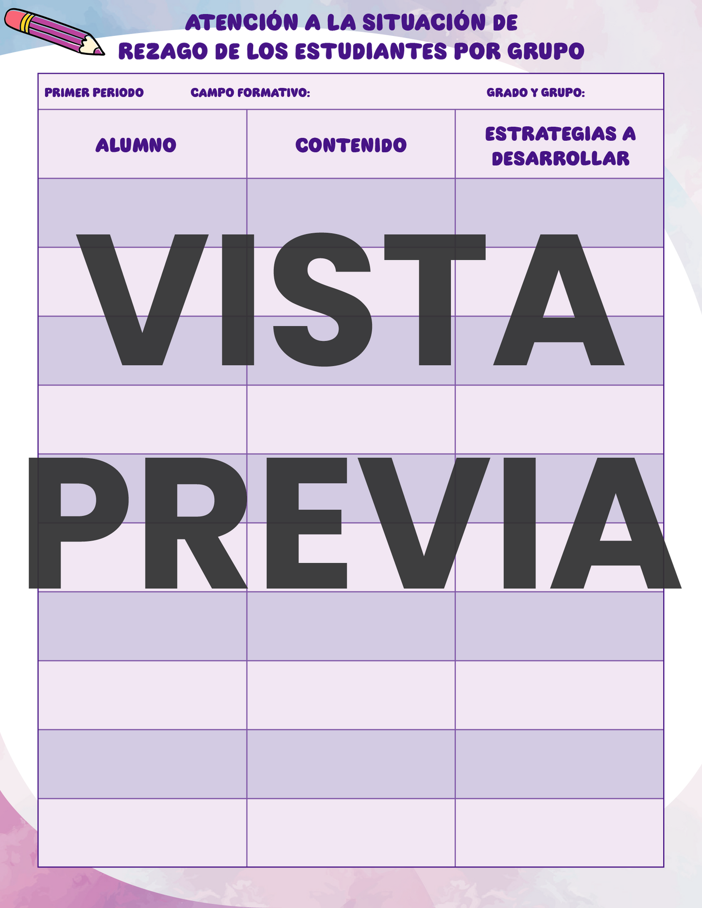 Agenda Colorida DIRECTOR Secundaria Ciclo Escolar 2024 - 2025