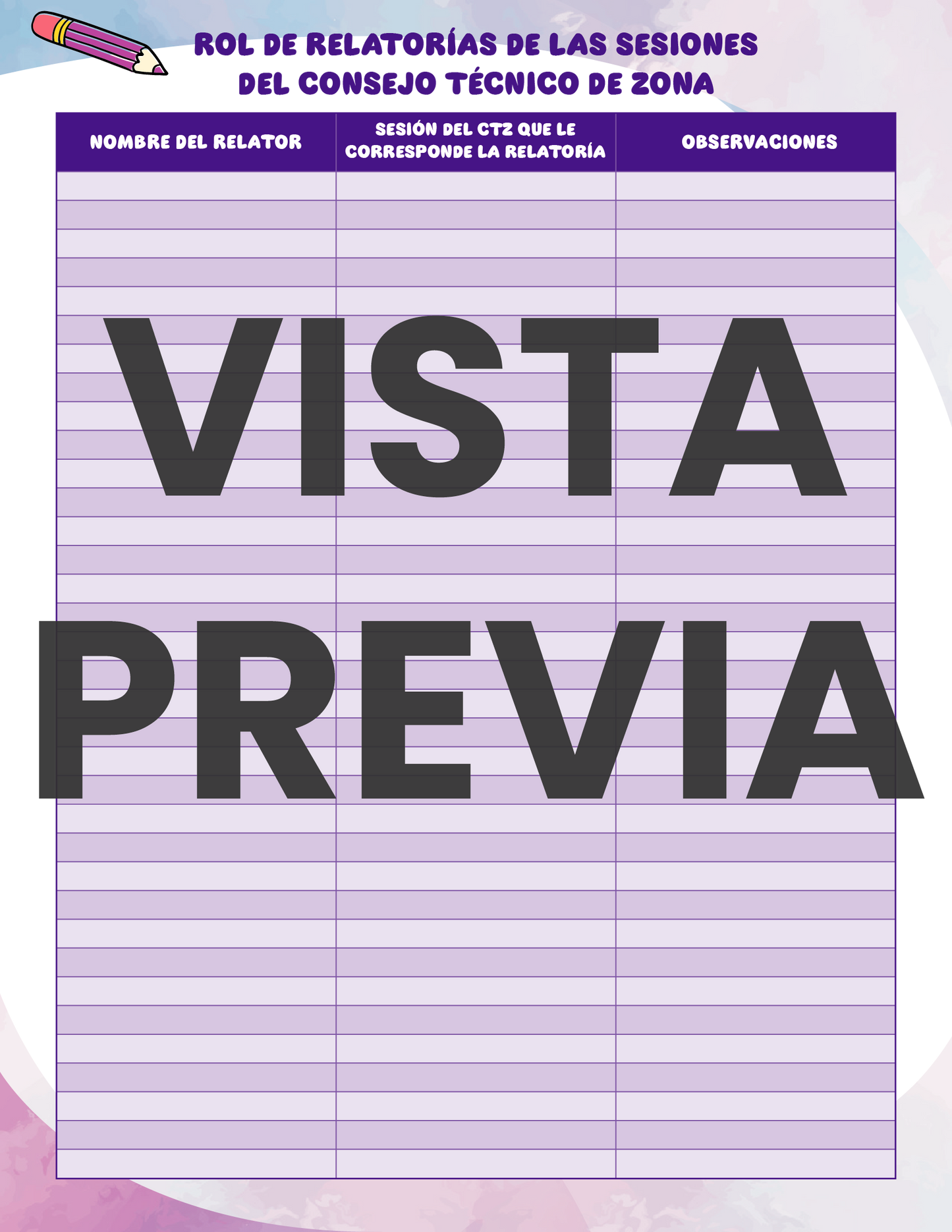 Agenda Colorida DIRECTOR Secundaria Ciclo Escolar 2024 - 2025