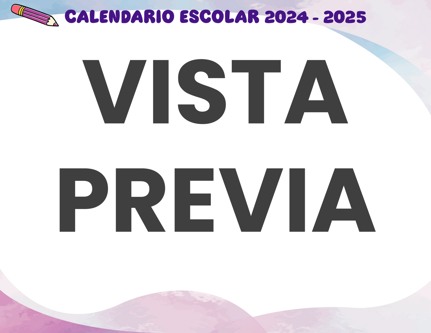 Agenda Colorida MAESTRO Primaria Ciclo Escolar 2024 - 2025