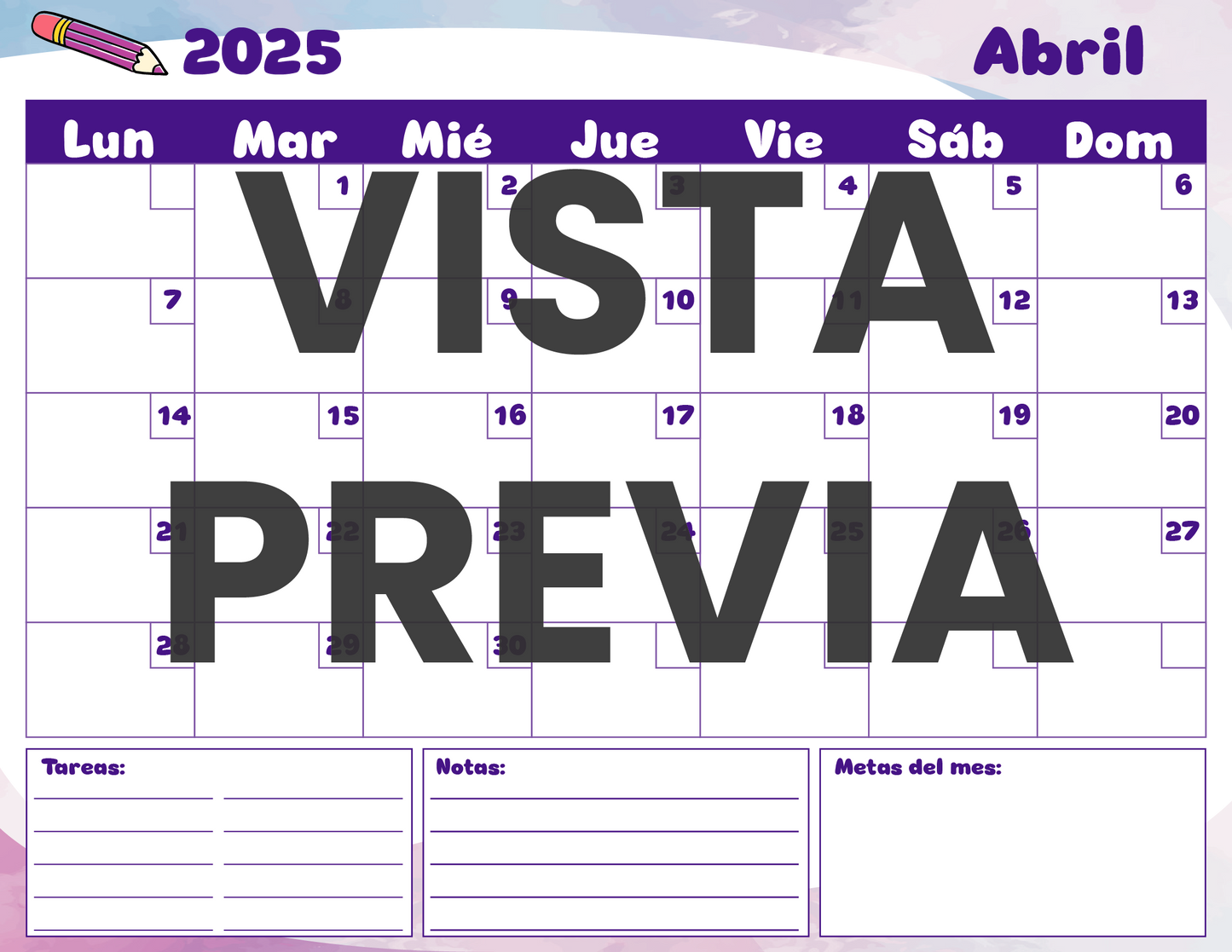 Agenda Colorida MAESTRO Primaria Ciclo Escolar 2024 - 2025