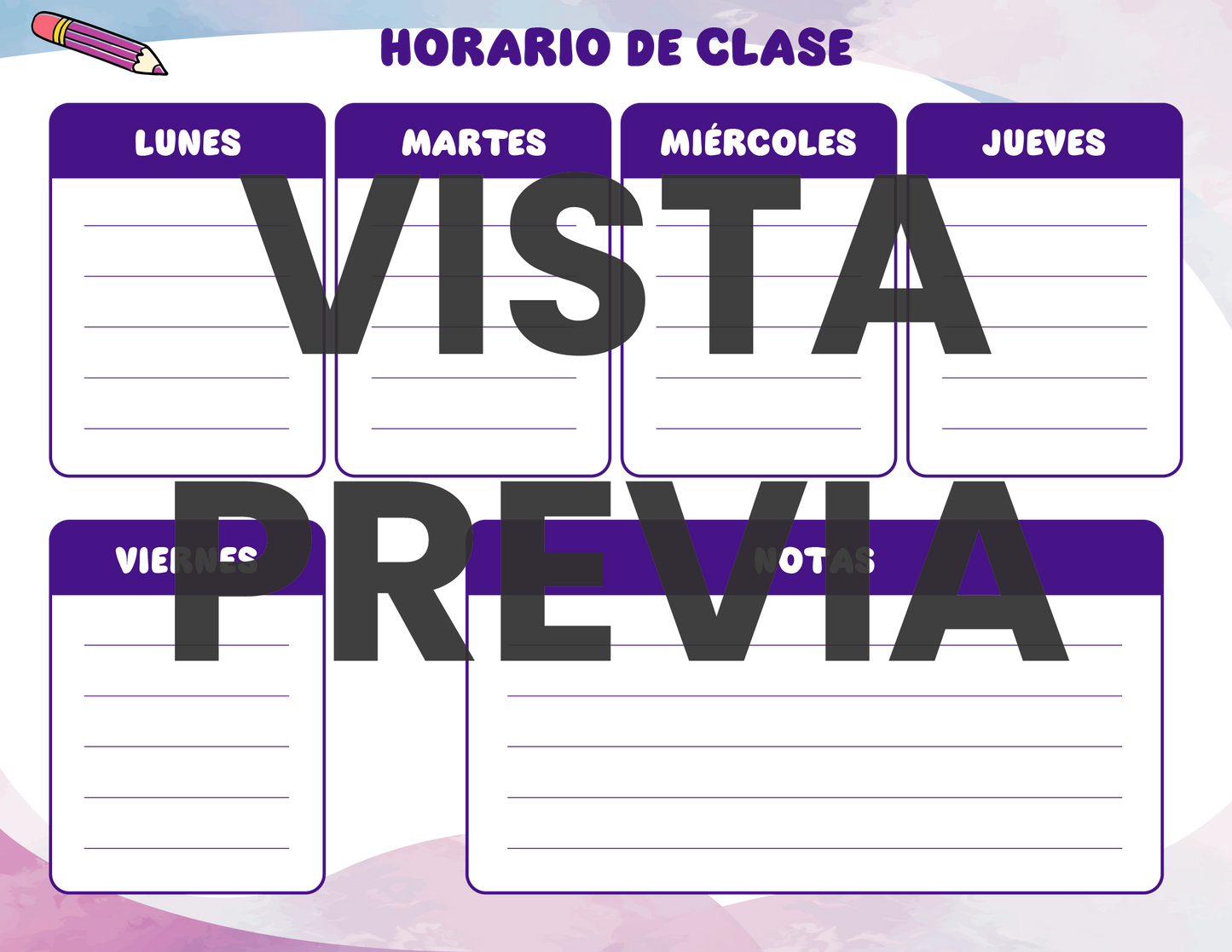Agenda Colorida MAESTRO Secundaria Ciclo Escolar 2024 - 2025