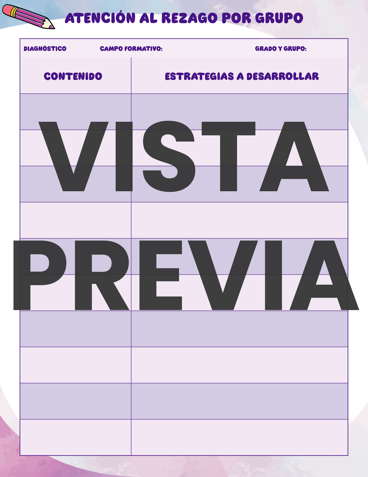 Agenda Colorida MAESTRO Secundaria Ciclo Escolar 2024 - 2025