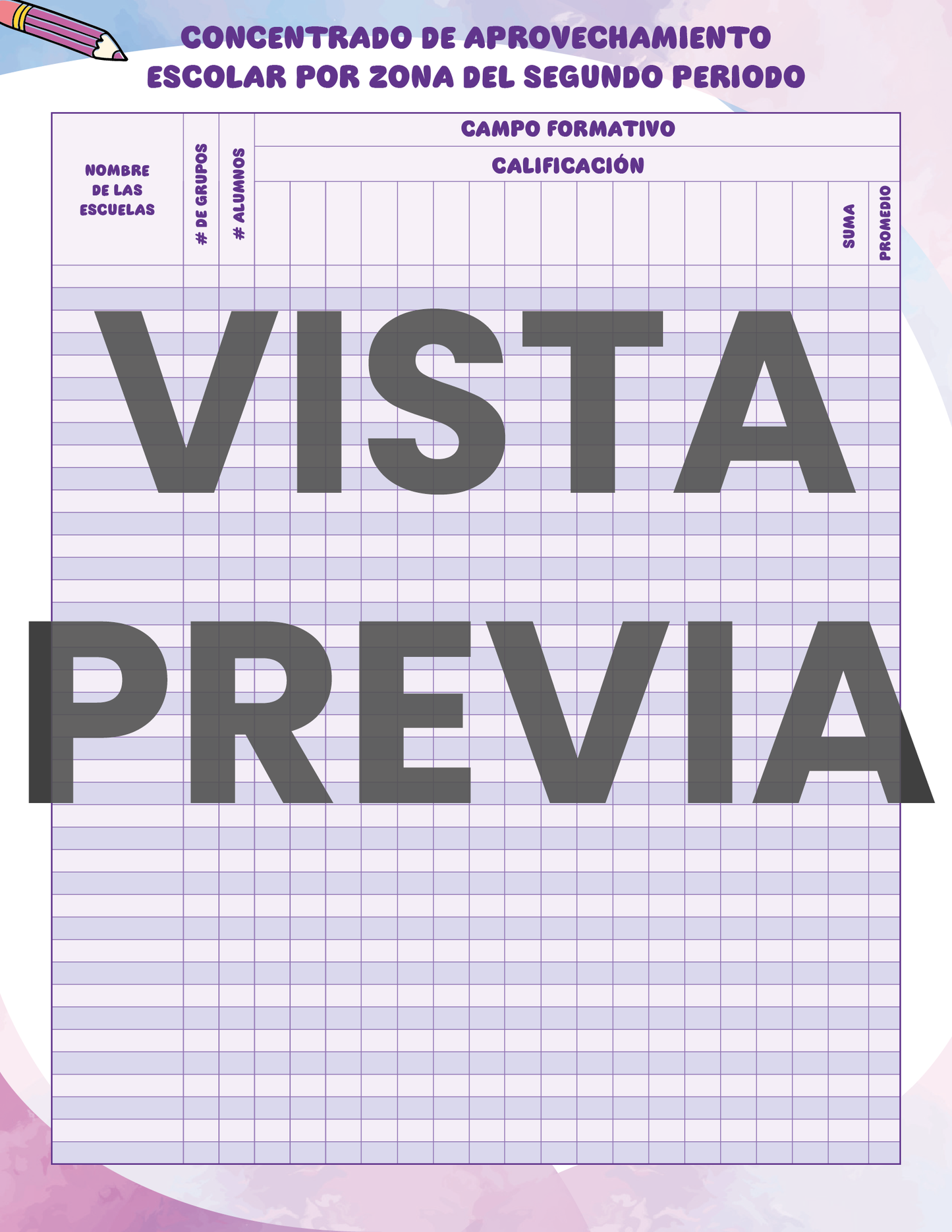 Agenda Colorida SUPERVISOR Primaria Ciclo Escolar 2024 - 2025