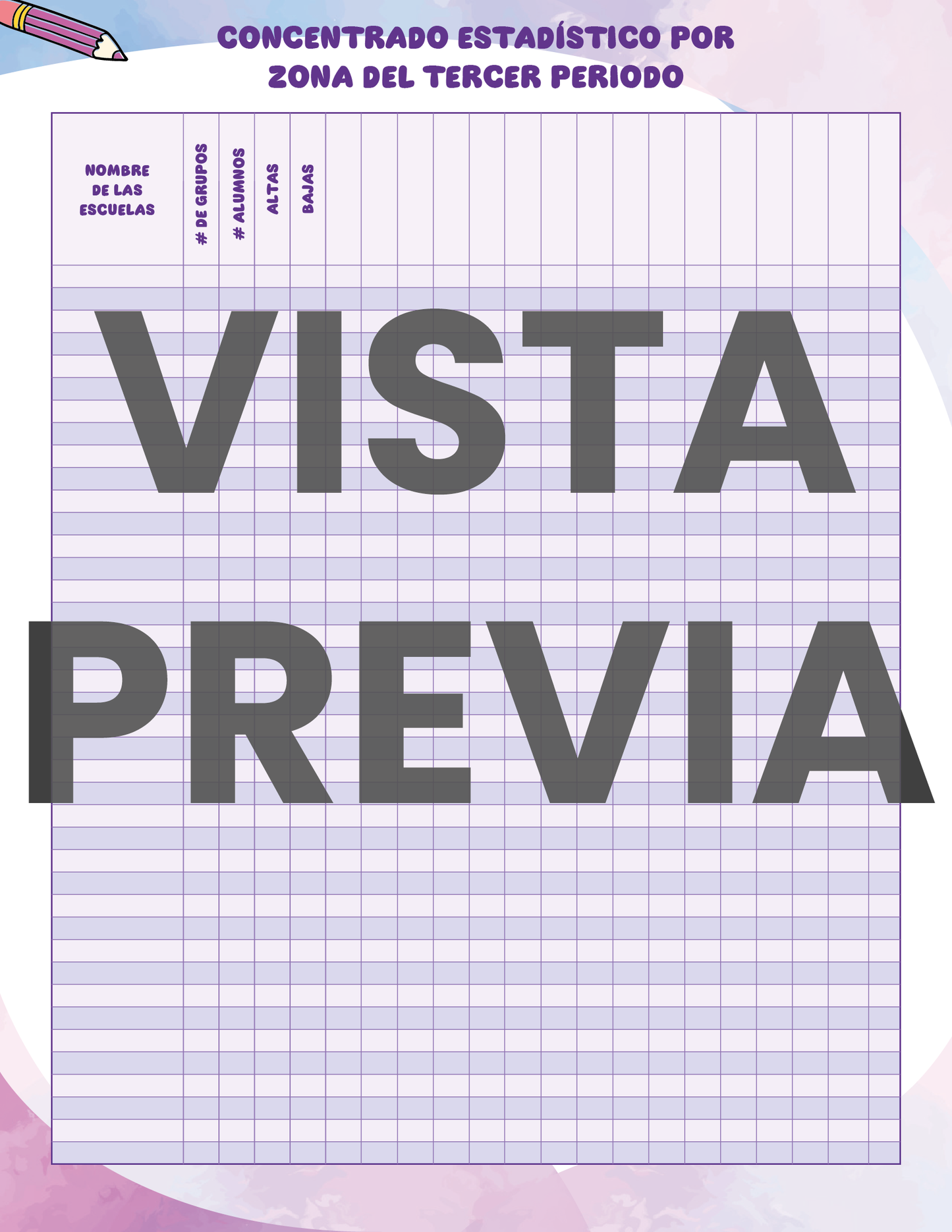 Agenda Colorida SUPERVISOR Primaria Ciclo Escolar 2024 - 2025