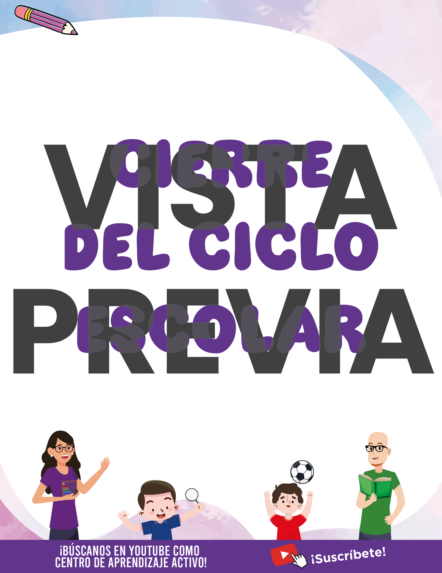 Agenda Colorida SUPERVISOR Primaria Ciclo Escolar 2024 - 2025