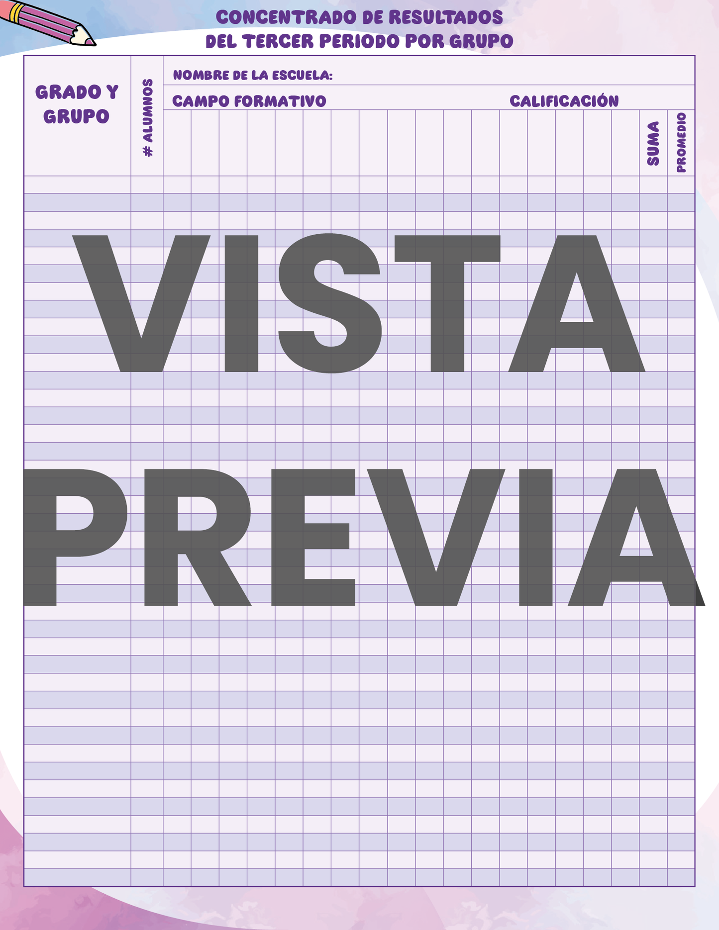 Agenda Colorida SUPERVISOR Secundaria Ciclo Escolar 2024 - 2025