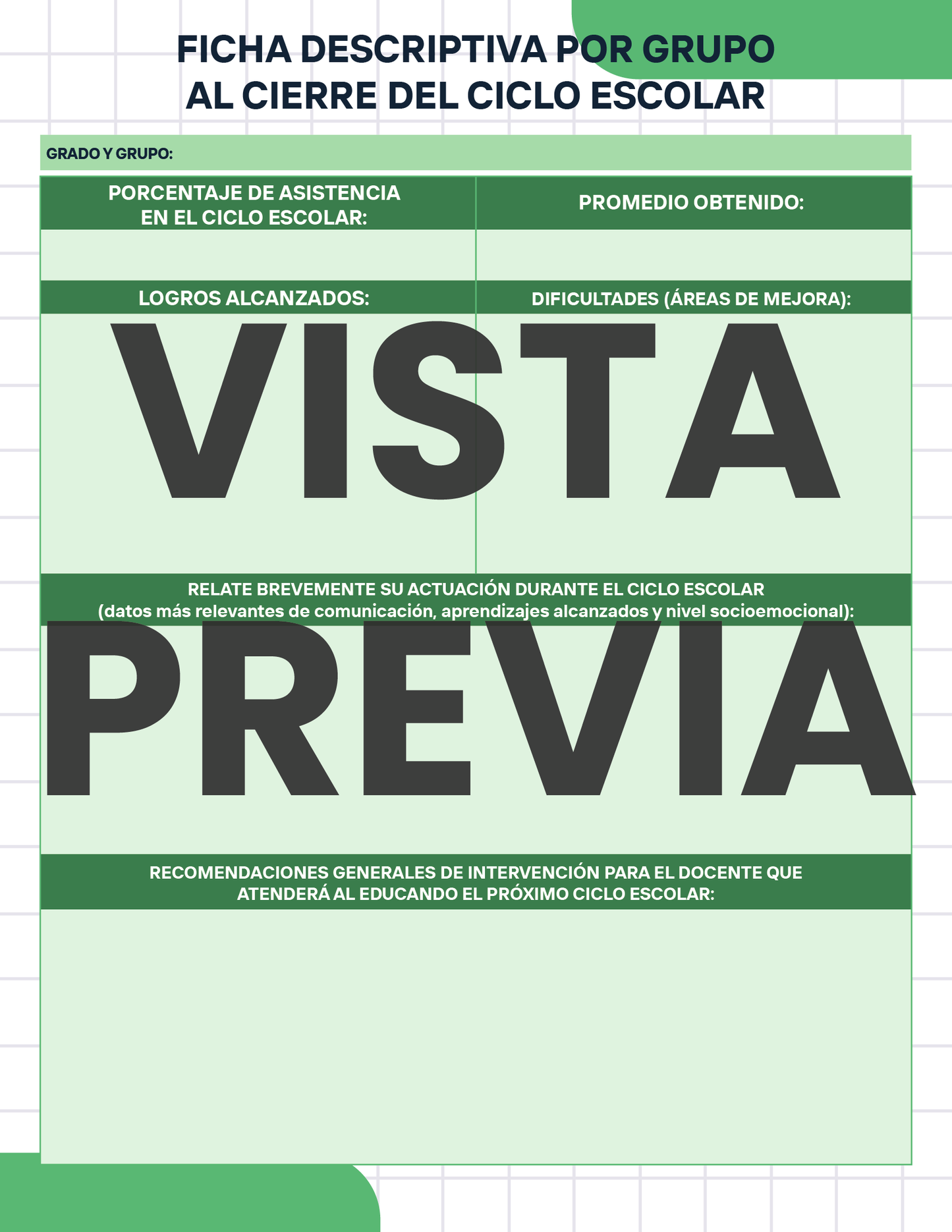 Agenda Cuadros DIRECTOR Preescolar Ciclo Escolar 2024 - 2025