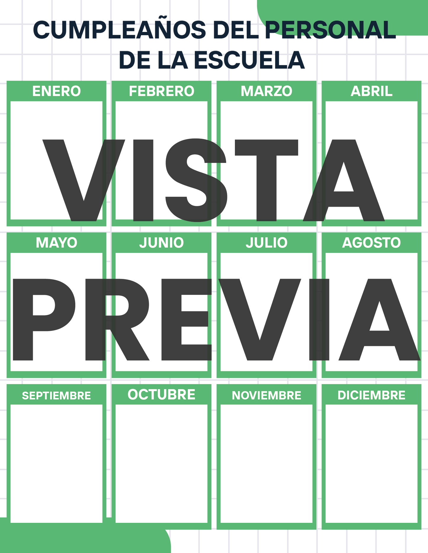 Agenda Cuadros MAESTRO Preescolar Ciclo Escolar 2024 - 2025