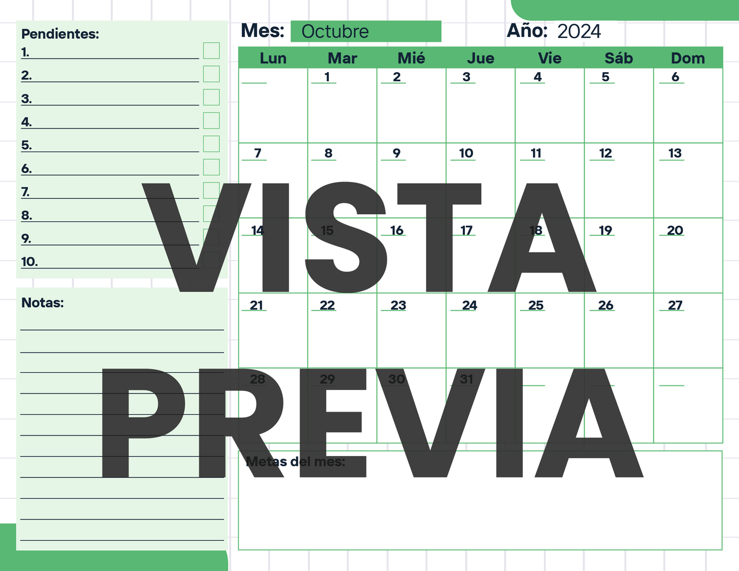 Agenda Cuadros MAESTRO Primaria Ciclo Escolar 2024 - 2025