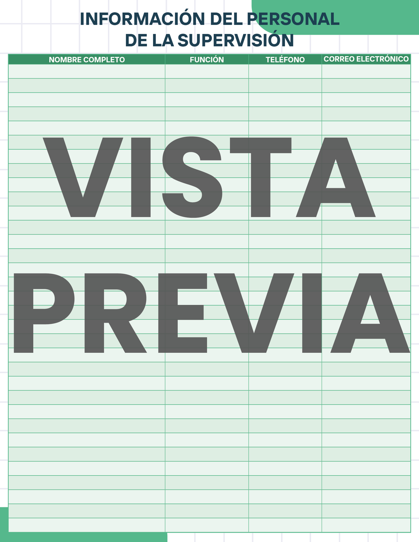 Agenda Cuadros SUPERVISOR Preescolar Ciclo Escolar 2024 - 2025