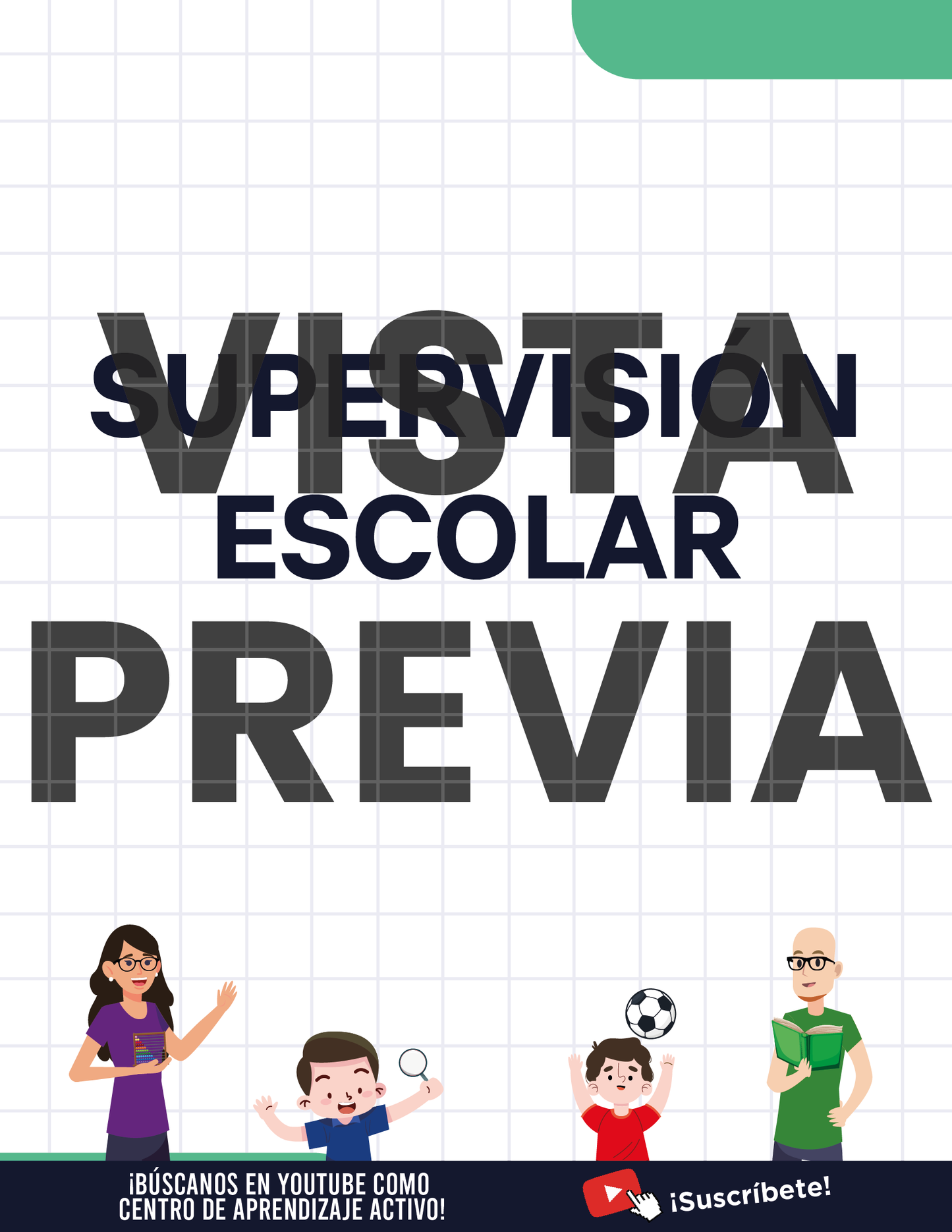 Agenda Cuadros SUPERVISOR Preescolar Ciclo Escolar 2024 - 2025