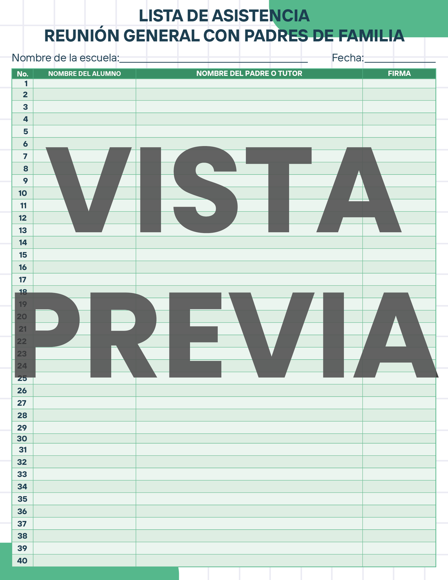 Agenda Cuadros SUPERVISOR Preescolar Ciclo Escolar 2024 - 2025