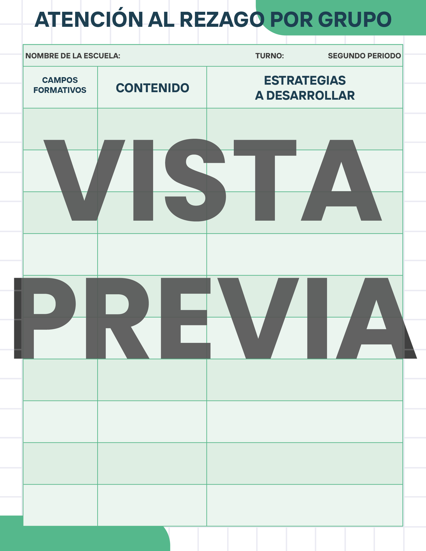 Agenda Cuadros SUPERVISOR Preescolar Ciclo Escolar 2024 - 2025