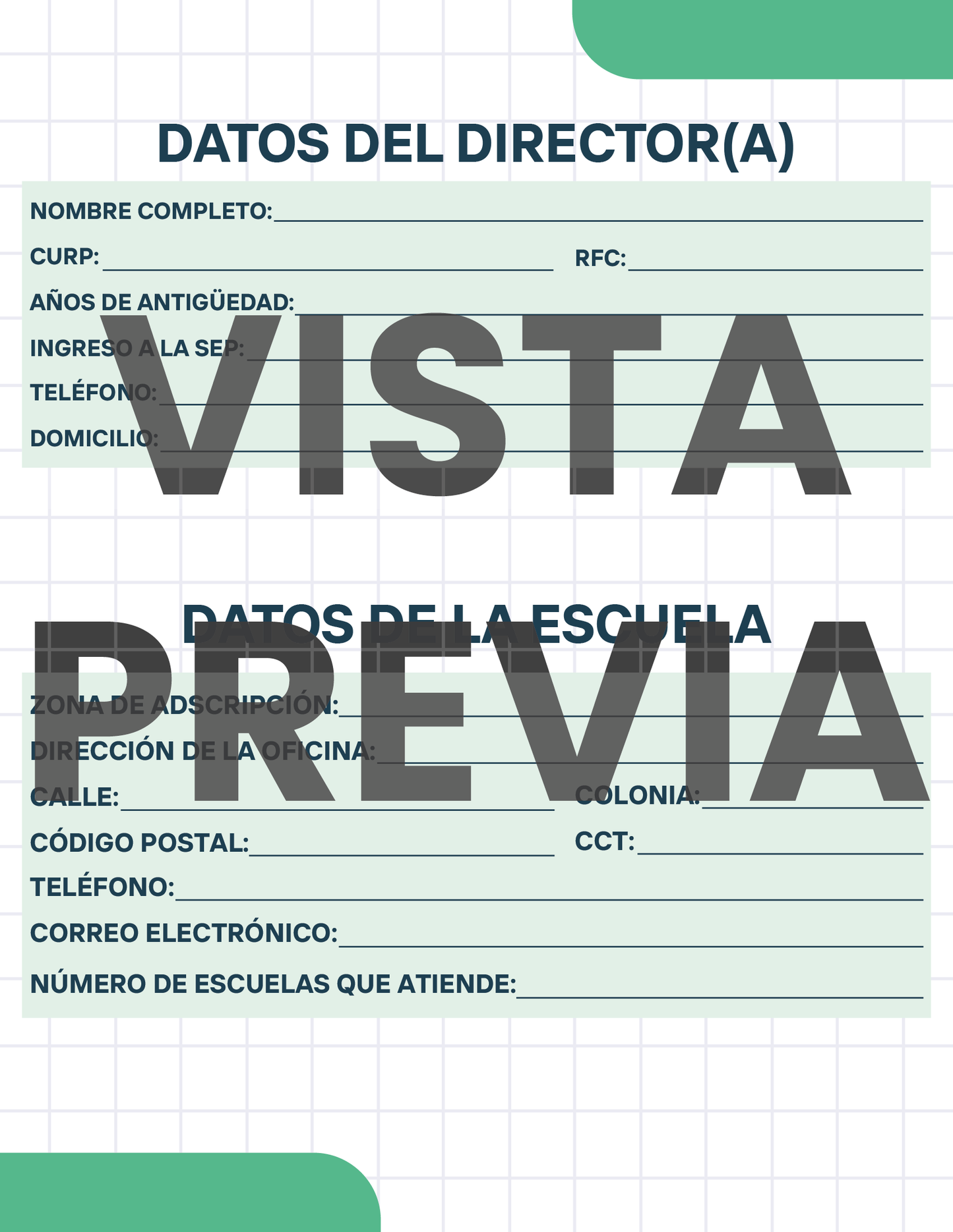 Agenda Cuadros SUPERVISOR Secundaria Ciclo Escolar 2024 - 2025