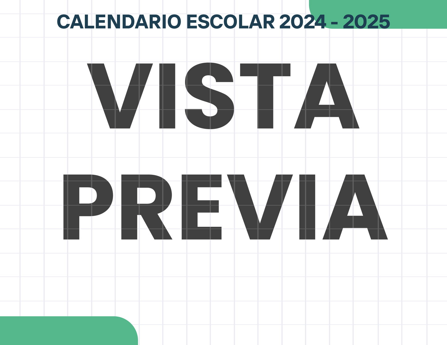 Agenda Cuadros SUPERVISOR Secundaria Ciclo Escolar 2024 - 2025