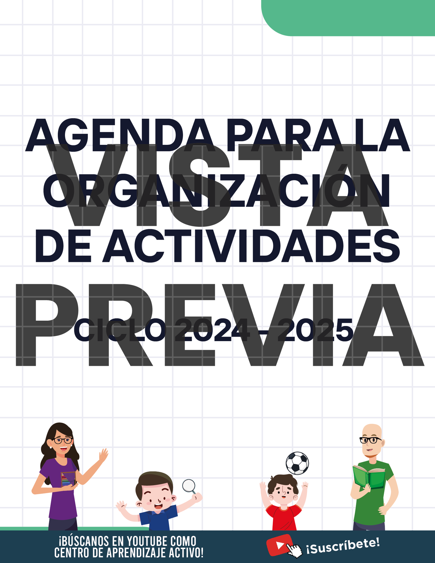 Agenda Cuadros SUPERVISOR Secundaria Ciclo Escolar 2024 - 2025
