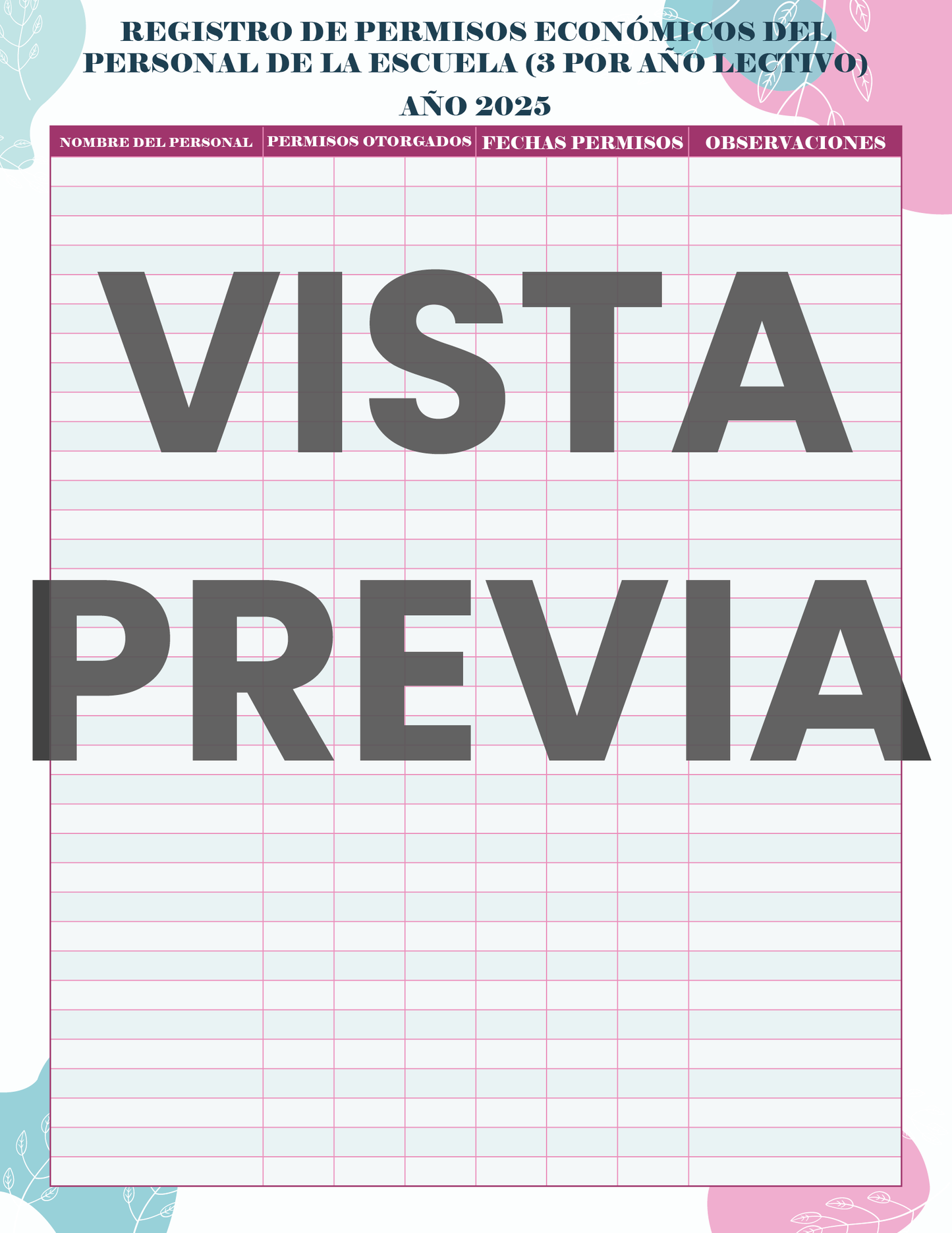 Agenda Flores DIRECTOR Primaria Ciclo Escolar 2024 - 2025