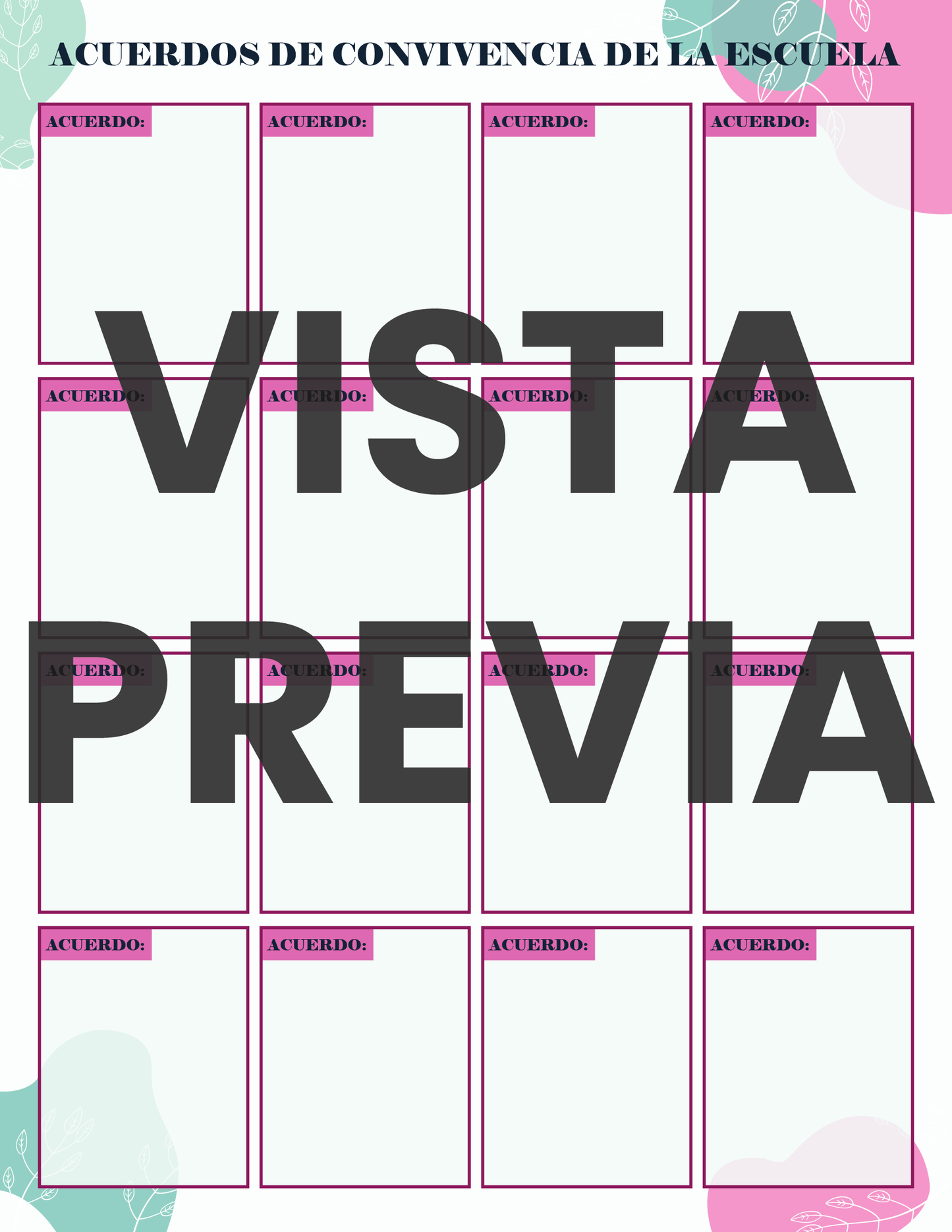 Agenda Flores MAESTRO Preescolar Ciclo Escolar 2024 - 2025