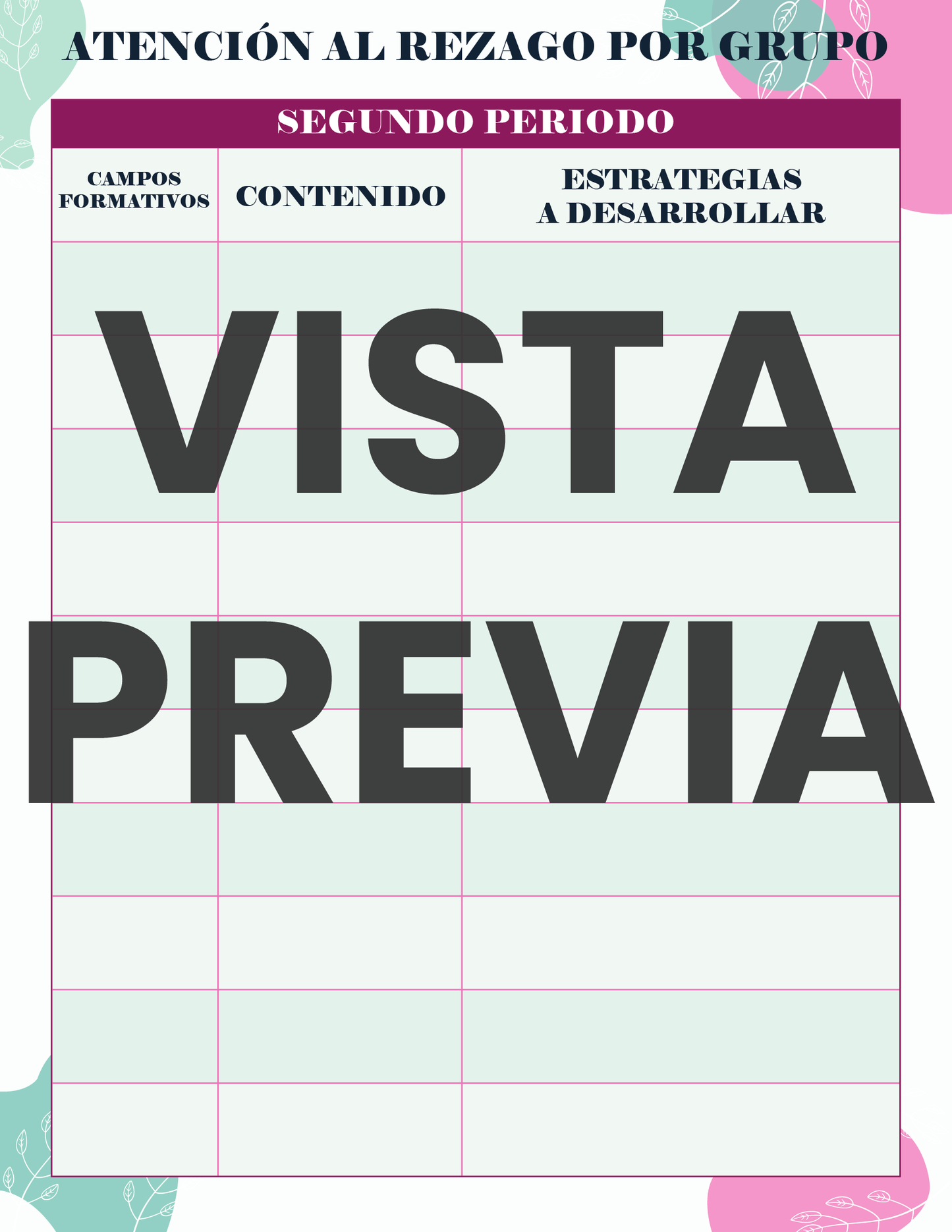 Agenda Flores MAESTRO Preescolar Ciclo Escolar 2024 - 2025