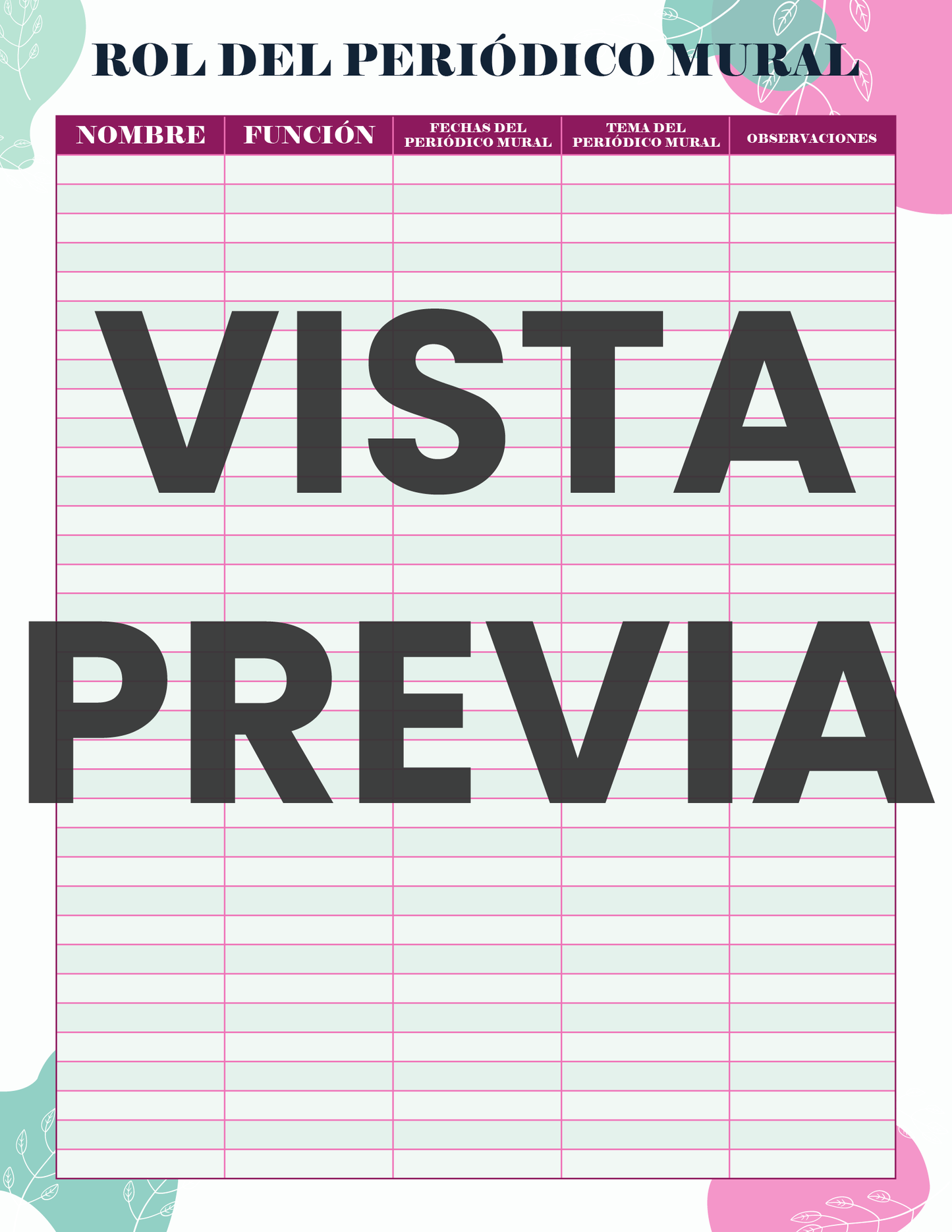 Agenda Flores MAESTRO Preescolar Ciclo Escolar 2024 - 2025