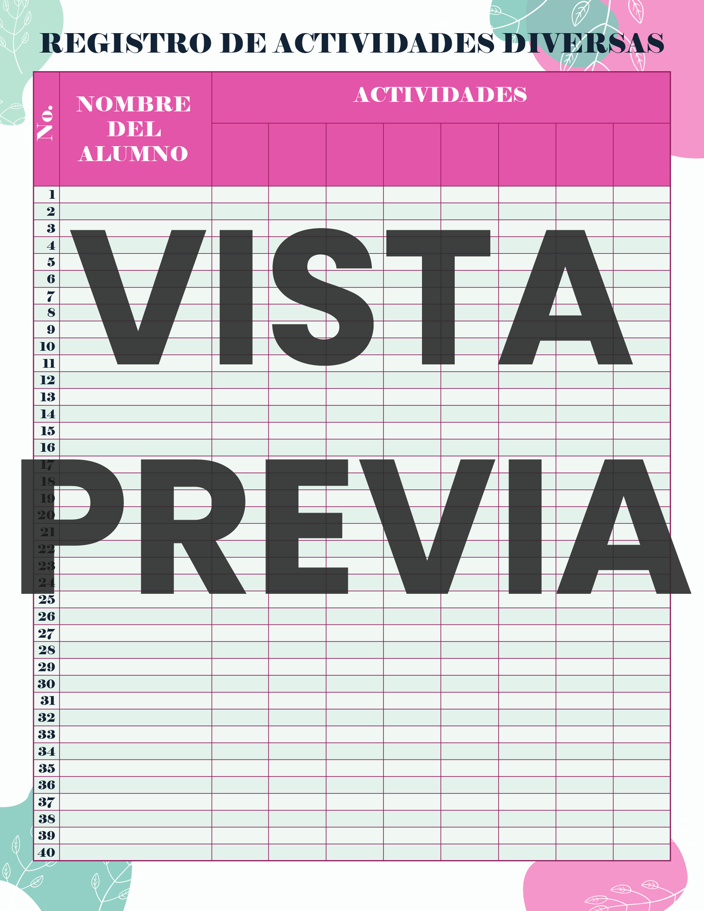 Agenda Flores MAESTRO Preescolar Ciclo Escolar 2024 - 2025