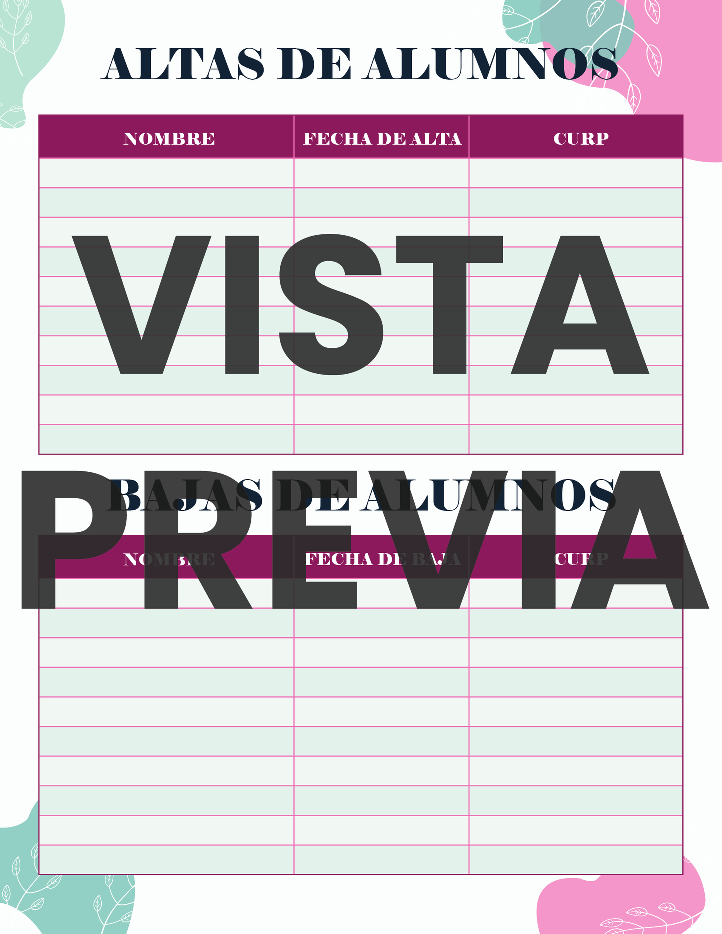 Agenda Flores MAESTRO Preescolar Ciclo Escolar 2024 - 2025