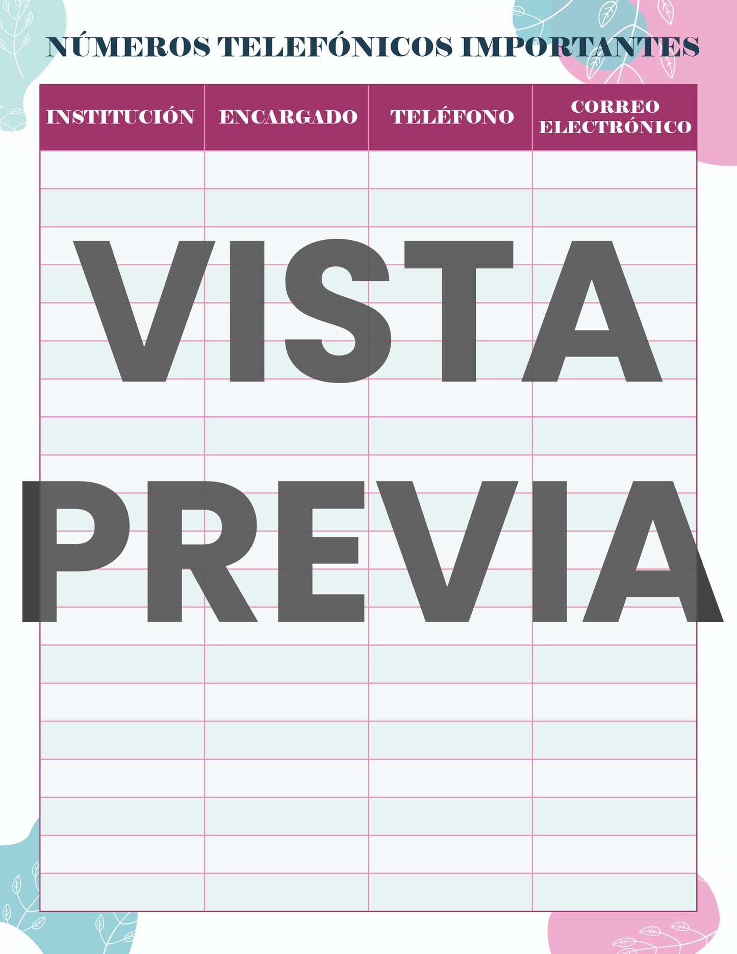 Agenda Flores SUPERVISOR Preescolar Ciclo Escolar 2024 - 2025