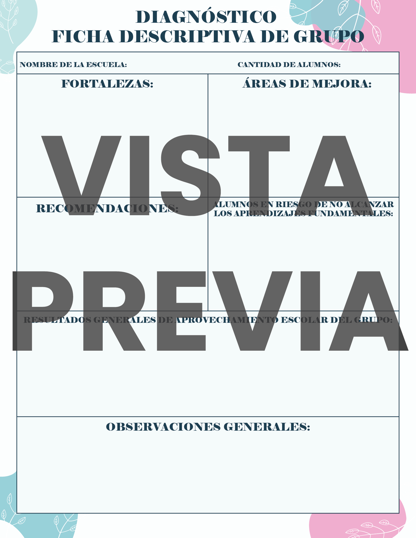 Agenda Flores SUPERVISOR Preescolar Ciclo Escolar 2024 - 2025