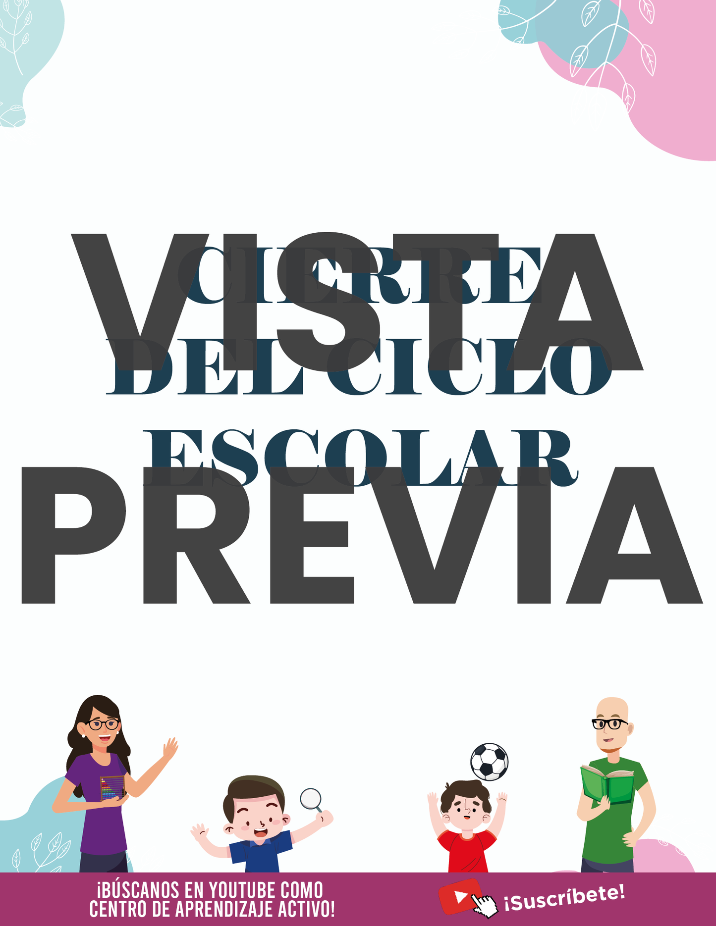 Agenda Flores SUPERVISOR Preescolar Ciclo Escolar 2024 - 2025
