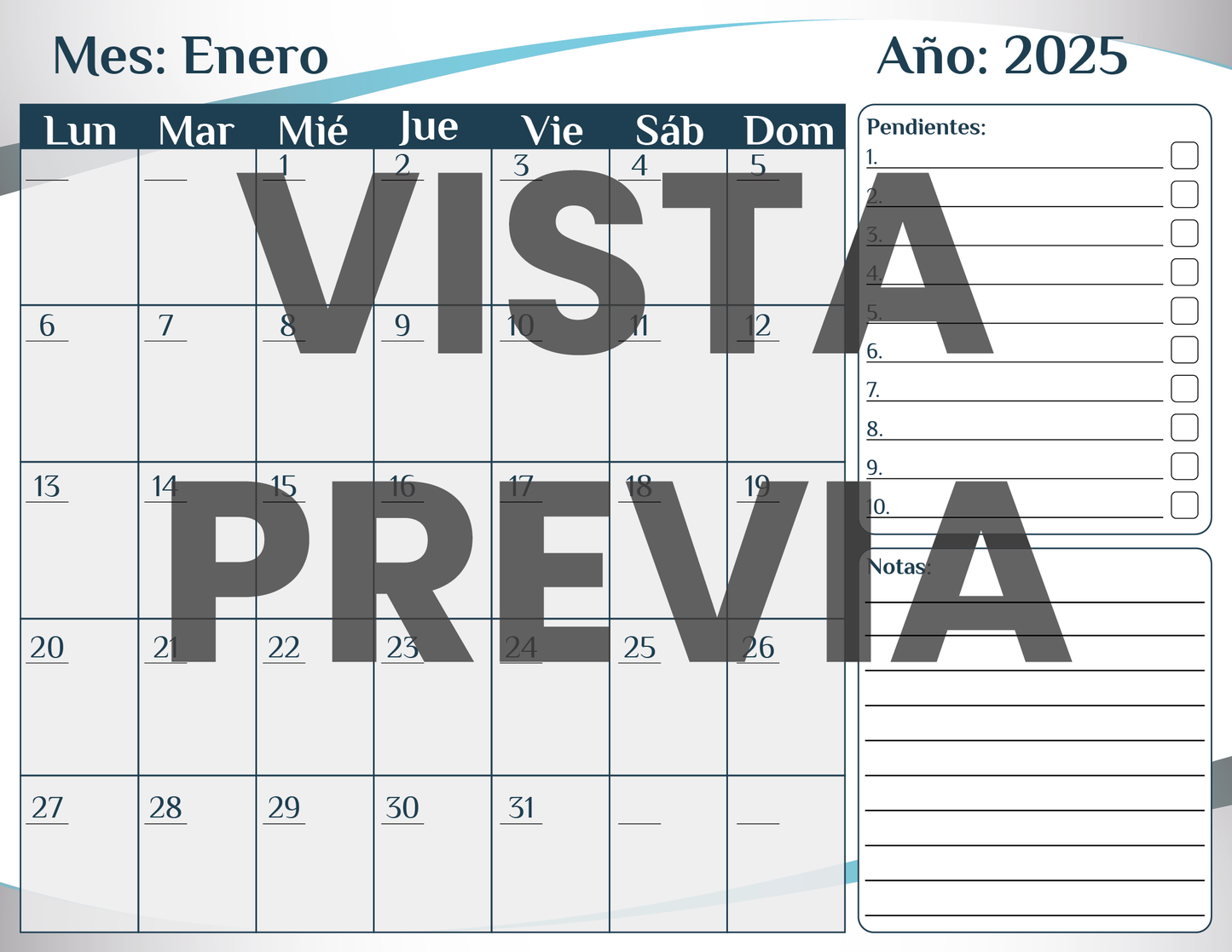Agenda Formal DIRECTOR Primaria Ciclo Escolar 2024 - 2025