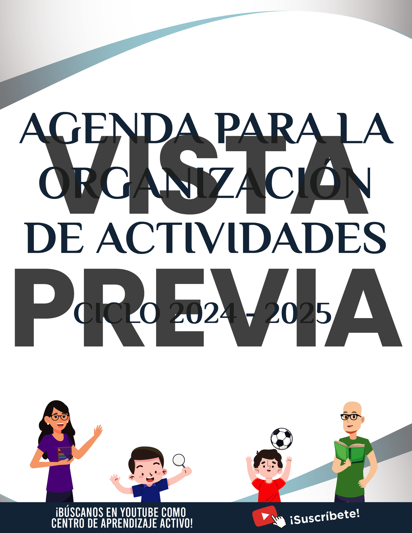 Agenda Formal MAESTRO Secundaria Ciclo Escolar 2024 - 2025